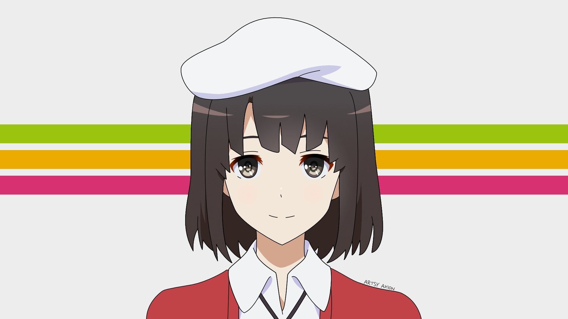 1080P, Megumi Katō, Saekano: How to Raise a Boring Girlfriend, Anime, HD Wallpaper