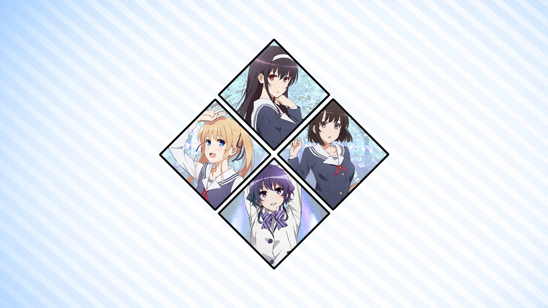 Anime, Utaha Kasumigaoka, Eriri Spencer Sawamura, Michiru Hyoudou, 1080P, Megumi Katō, Saekano: How to Raise a Boring Girlfriend, HD Wallpaper