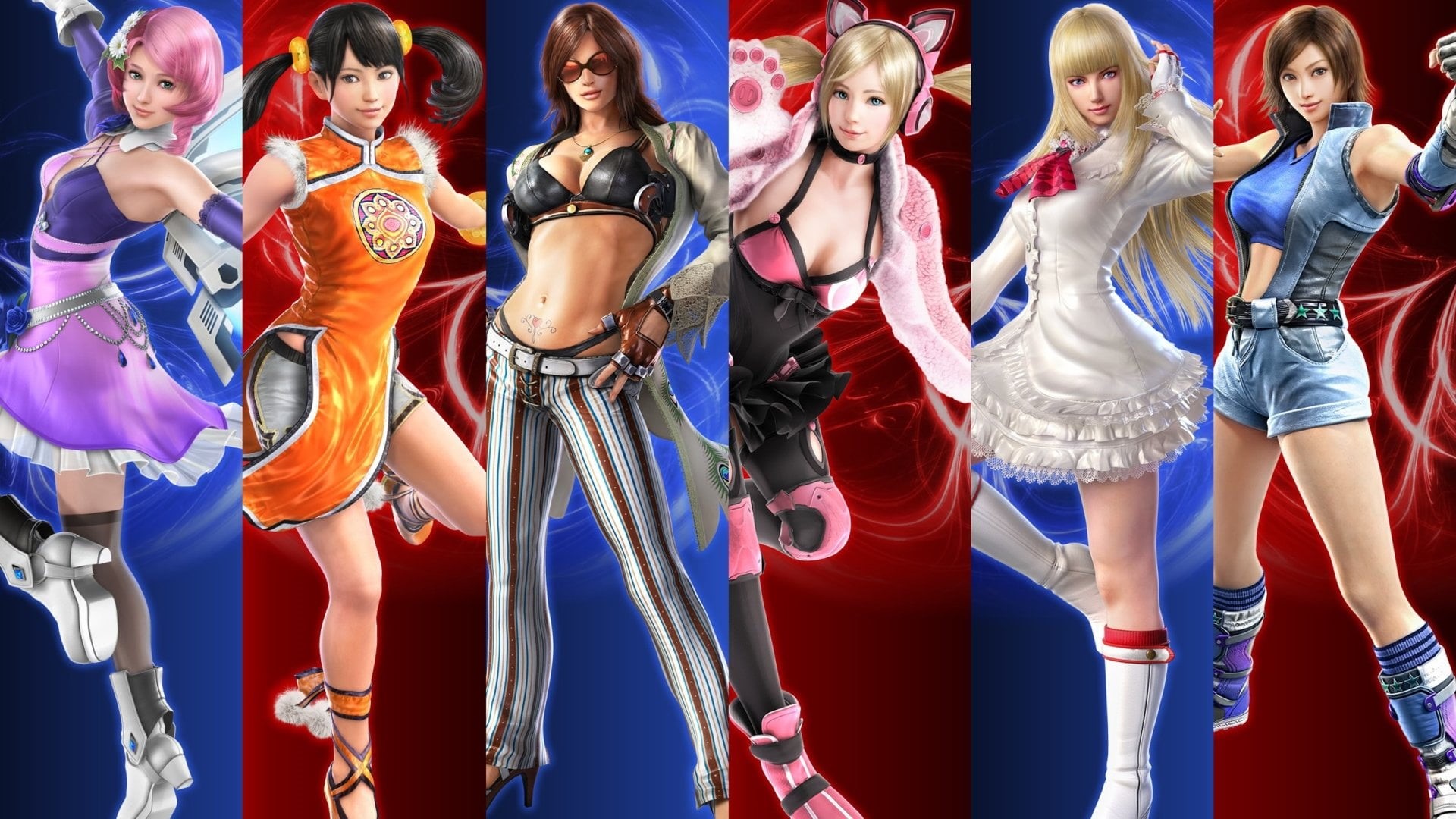 White Dress, Dress, Purple Dress, Pink Dress, Ling Xiaoyu, Sunglasses, High Heels, Twintails, Shorts, real people, stage, women, Thigh Highs, Lucky Chloe, HD Wallpaper