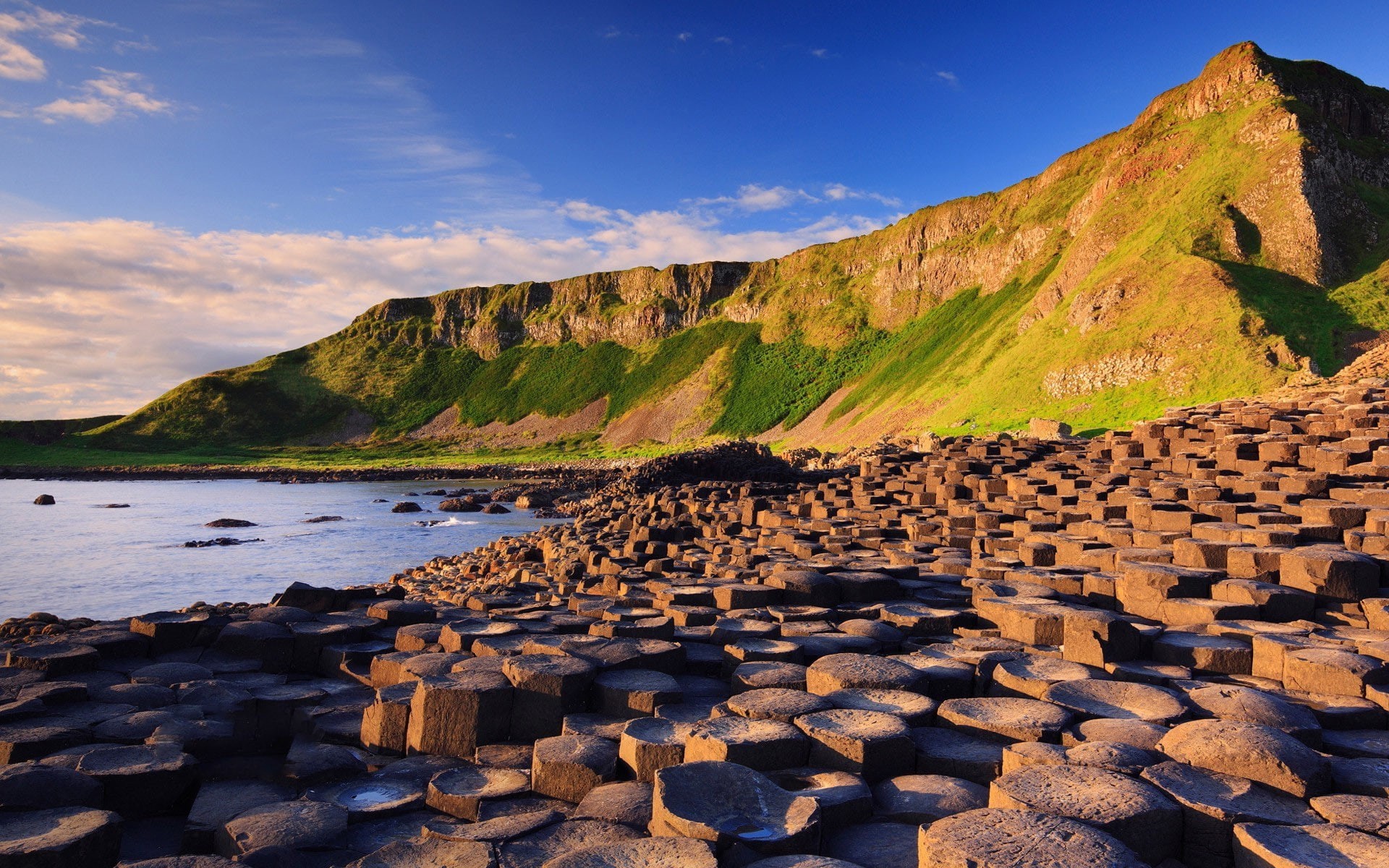 travel destinations, sea, rock, rock - object, tranquility, mountain, outdoors, 1080P, environment, Rock Formation, clouds, nature, no people, land, landscape, HD Wallpaper