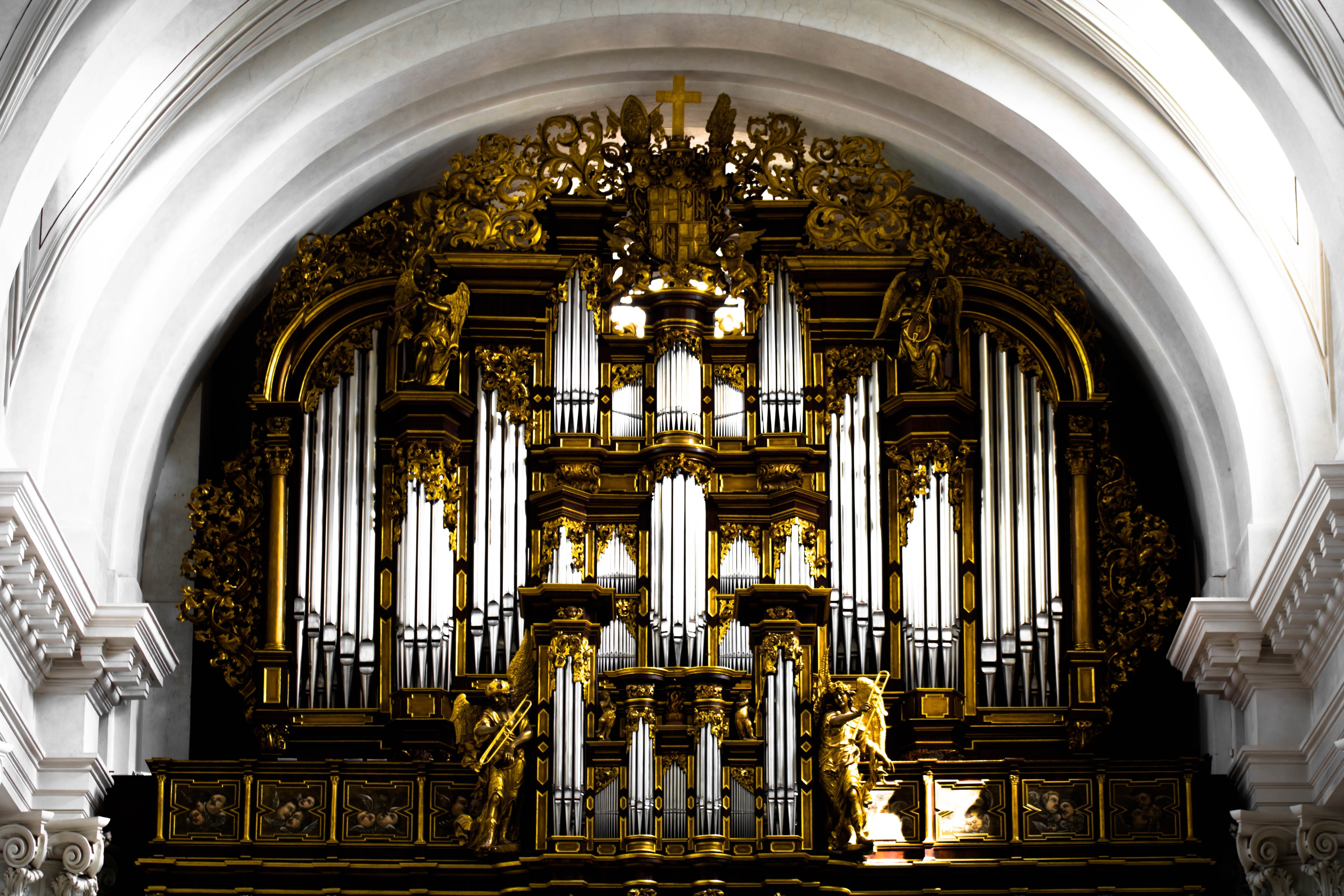 no people, sound, ceiling, indoors, the past, old, ornate, inner, palatial, photography, building, religion, 5K, built structure, fulda, architectural, HD Wallpaper