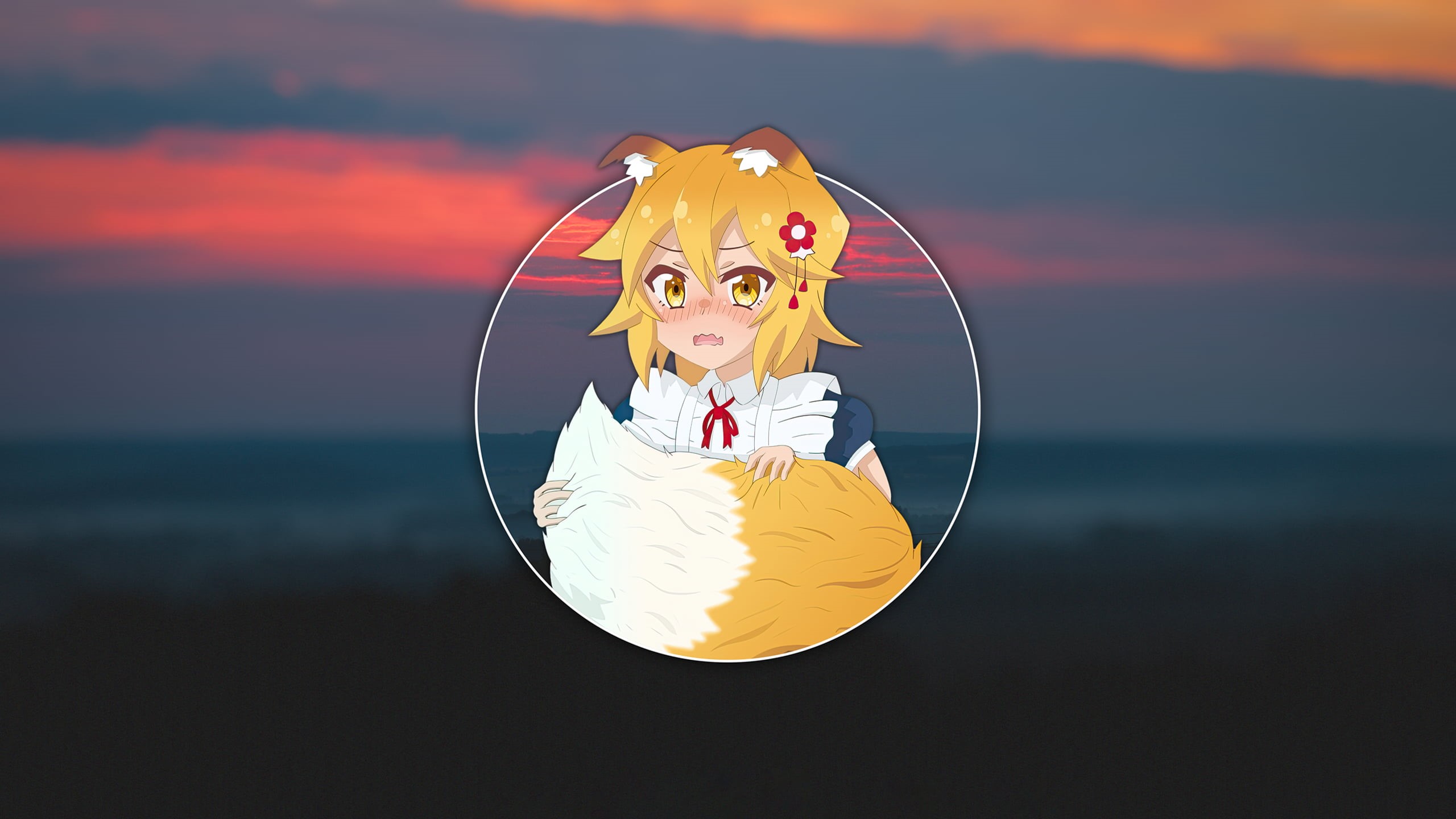 Sewayaki Kitsune no Senko-san, Senko, 2K, anime, HD Wallpaper