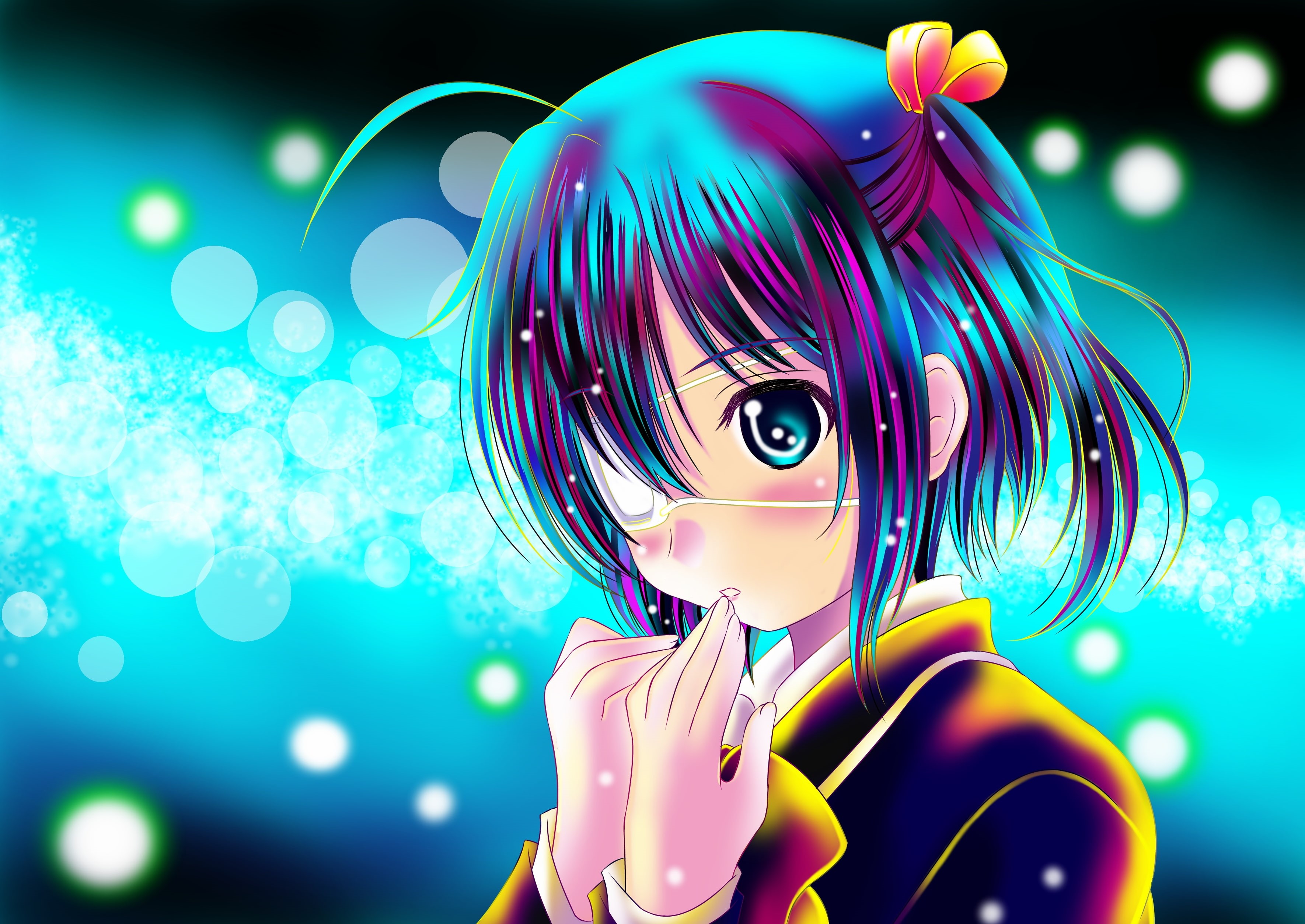 shitai, kitsune, demo, rikka, polychromatic, takanashi, aka, koi, chuunibyou, 2K, HD Wallpaper