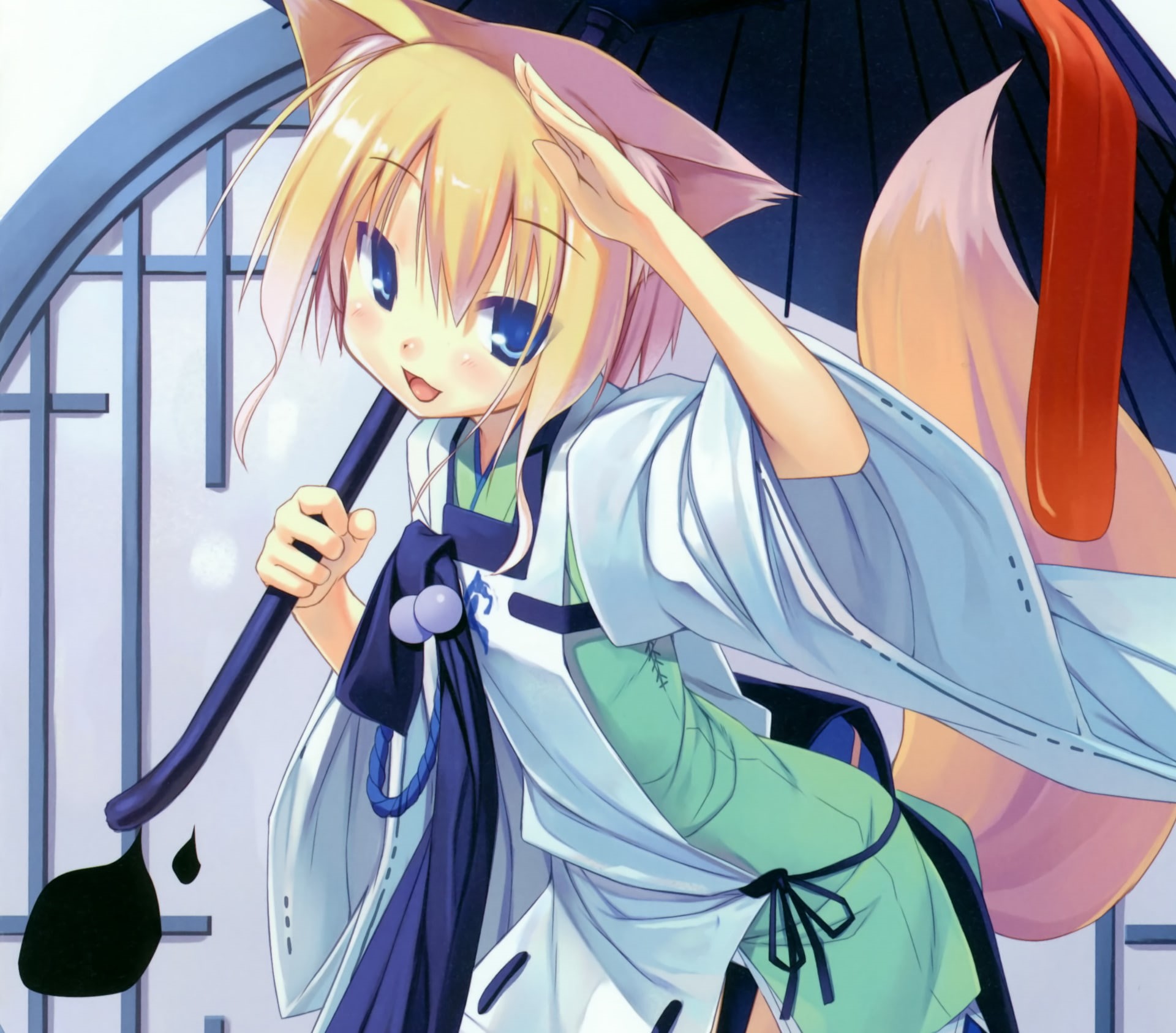 Original, Shiratama Kitsune, Anime, 1080P, HD Wallpaper