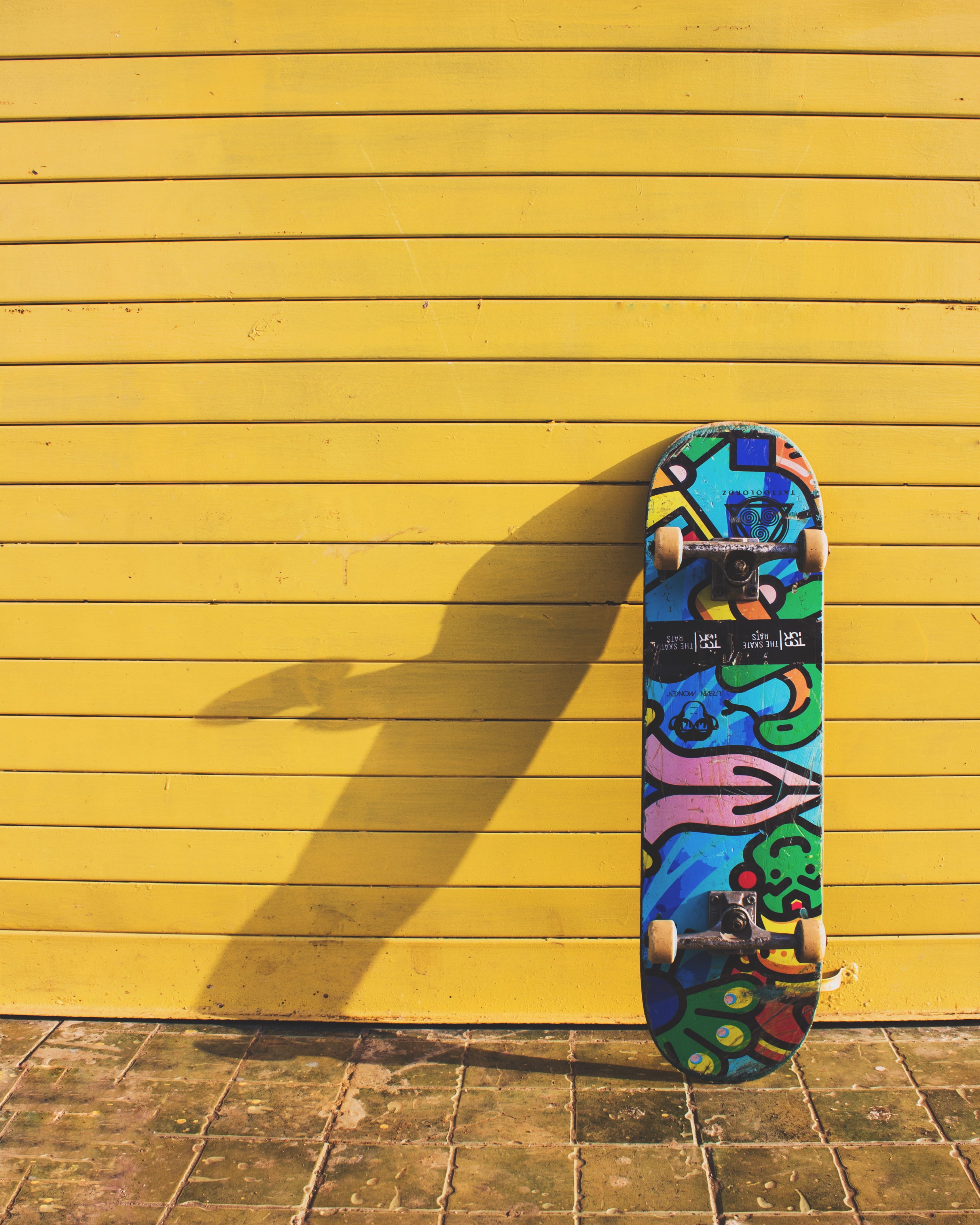 skateboard, suncity, painting, yellow, outdoors, mural, sunlight, multicolored, vasai, graffiti, architecture, banister, multi colored, skateboarding, Phone HD Wallpaper