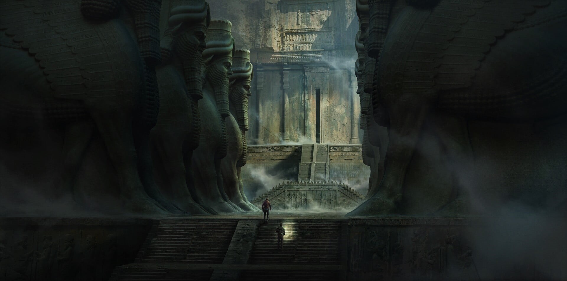exploration, Sina Hayati, temple, 1080P, crypt, ruins, ancient, HD Wallpaper