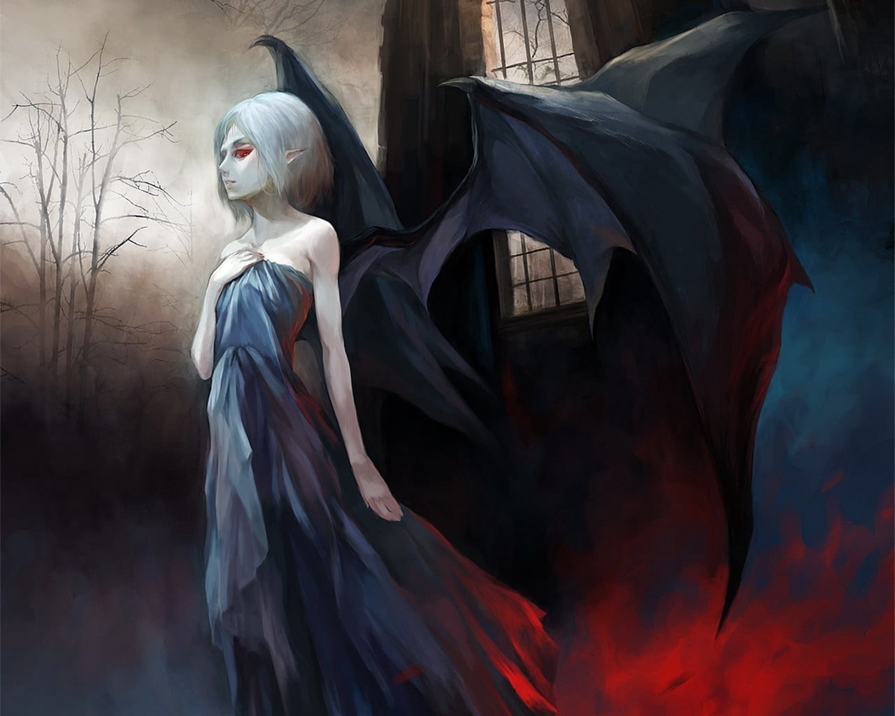 spirituality, clothing, hairstyle, fashion, white, haired, religion, one person, young women, adult, young adult, evil, mystery, hair, halloween, girl, HD Wallpaper