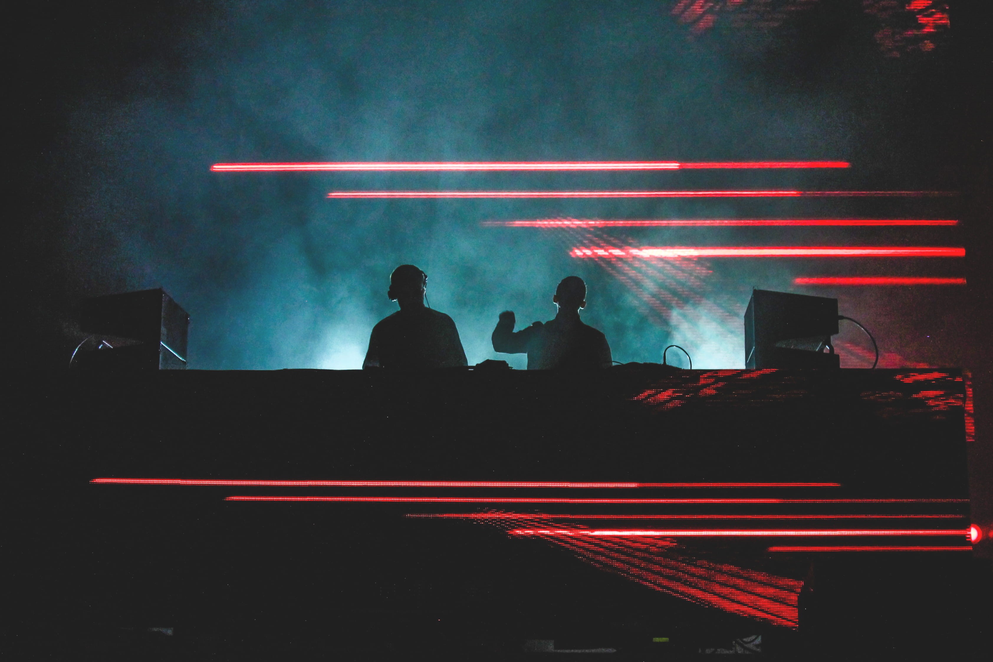 people, 2K, music band, music, stage, smoke, performance, men, group of people, enjoyment, rock concert, real people, front, flare, popular music concert, HD Wallpaper