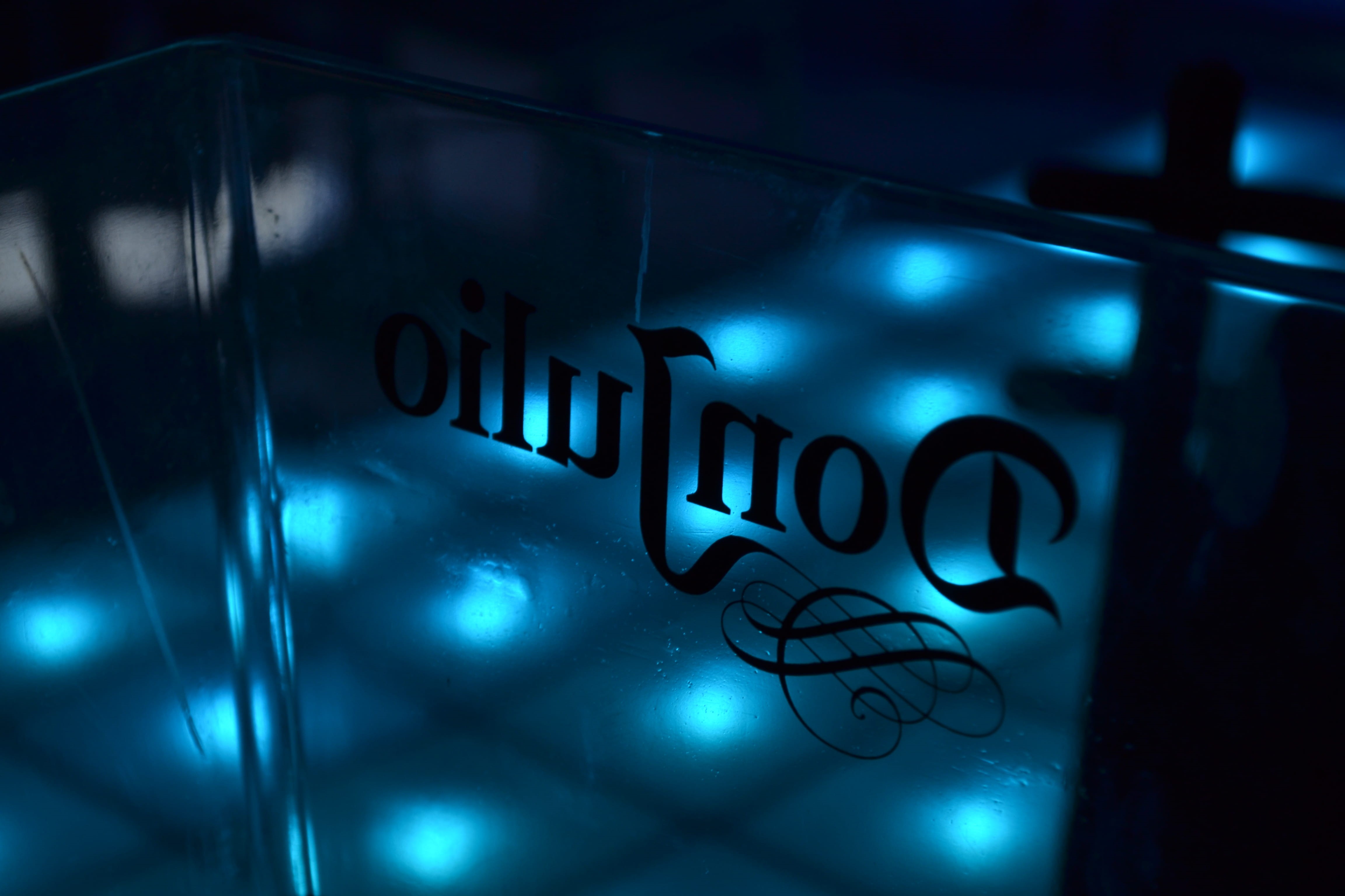 indoors, lighting equipment, sign, alphabet, text, ampersand, logo, light, art, neon, banner, close-up, symbol, crime, bottle, emblem, no people, night, HD Wallpaper