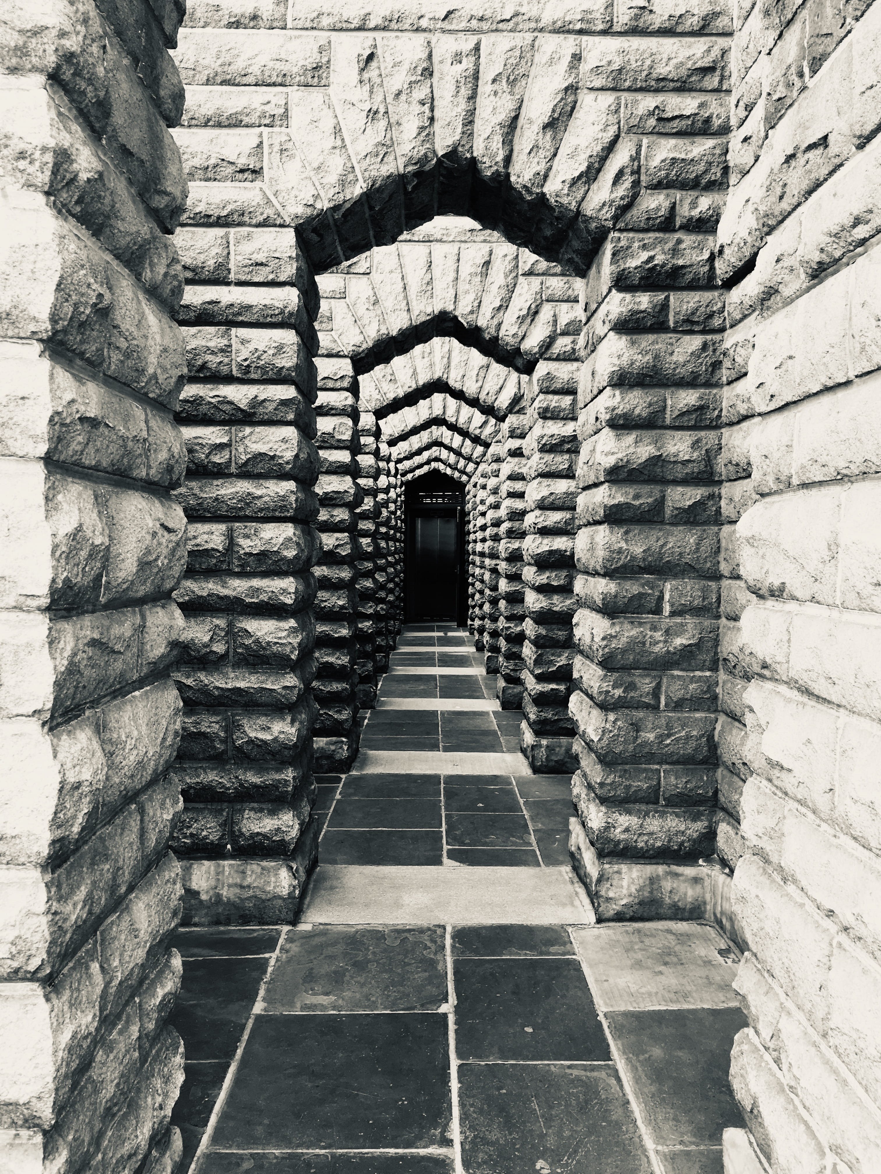 dock, walkway, tunnel, dungeon, day, direction, aisle, old, corridor, arch, stone material, building, the way forward, prison, sunlight, brick, no people, Phone HD Wallpaper