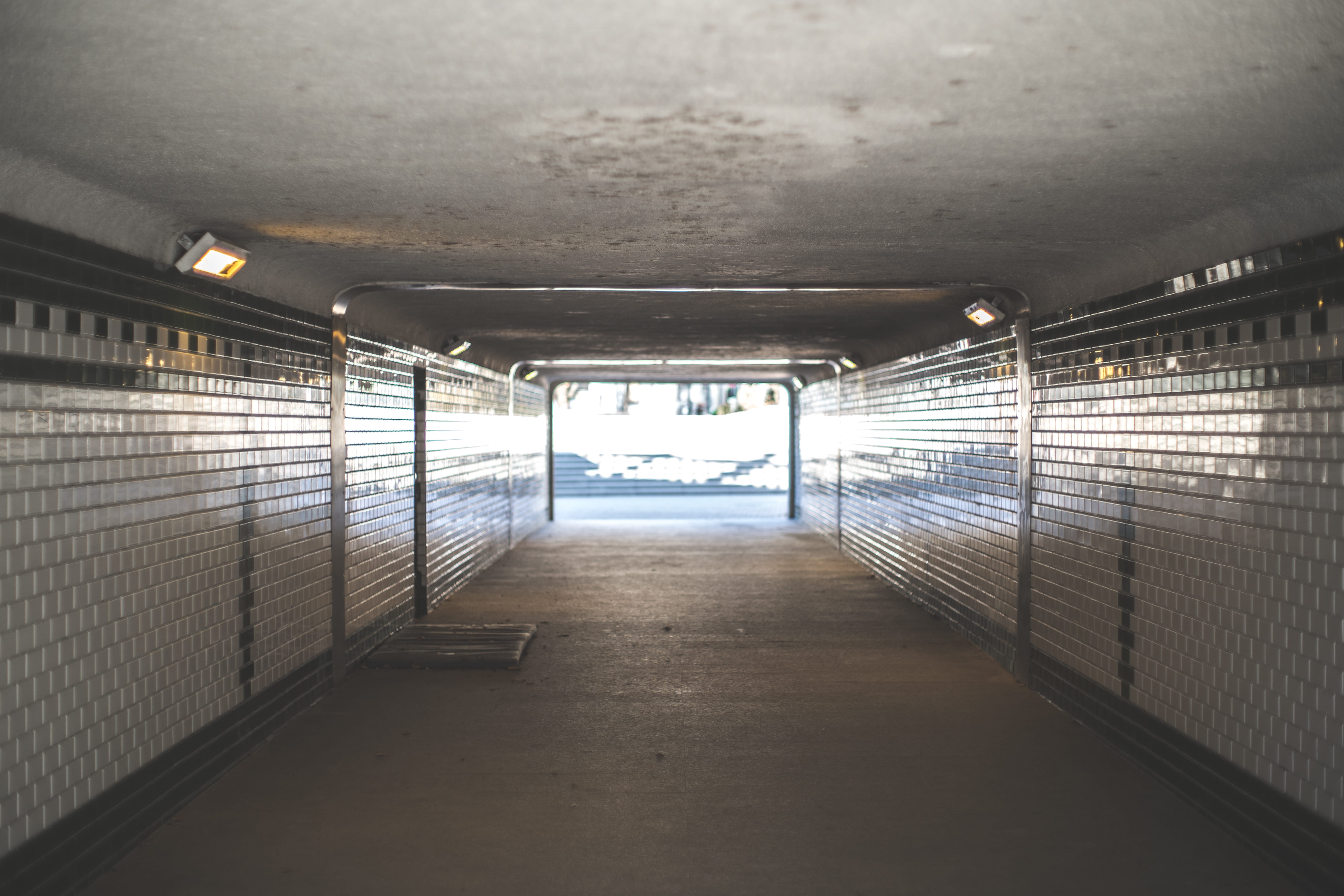 built structure, staircase, public transportation, lighting, underpass, vehicle, 5K, concrete, garage, interior, day, railing, direction, ceiling, building, HD Wallpaper