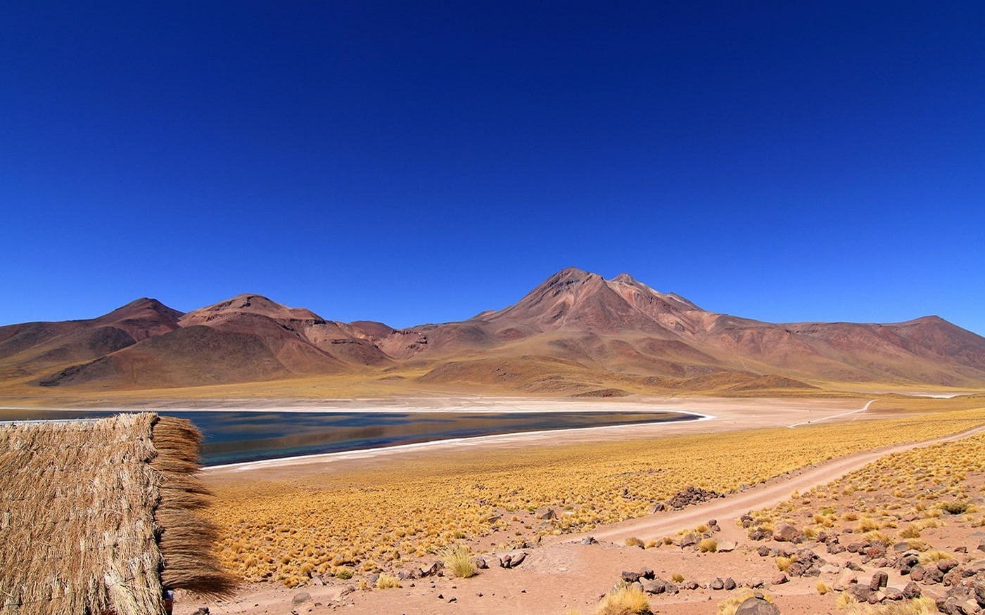 scenics - nature, Atacama Desert, beauty in nature, environment, desert, tranquil scene, outdoors, lake, 720P, mountains, copy space, mountain range, arid climate, HD Wallpaper