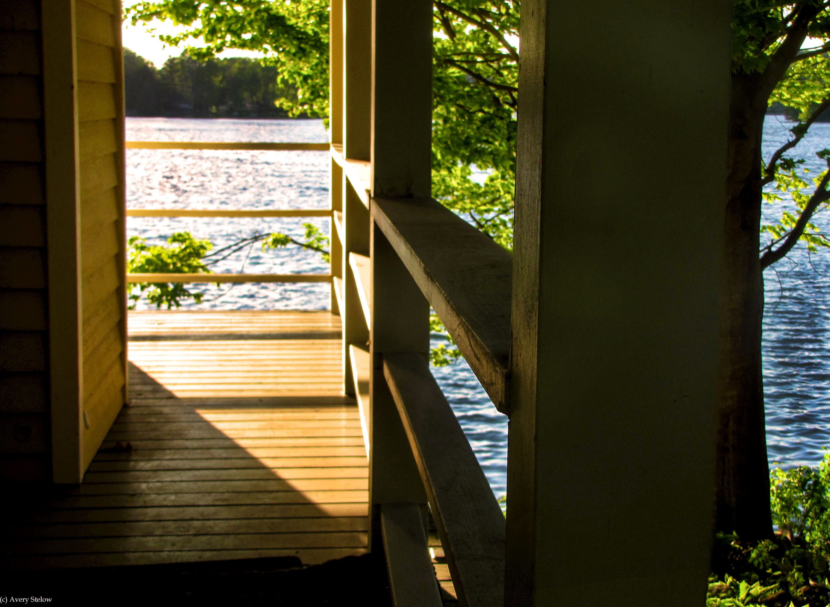 sunlight, housing, window, railing, nature, tranquility, outdoors, patio, plant, built structure, architecture, no people, bridge, building, wood - material, HD Wallpaper