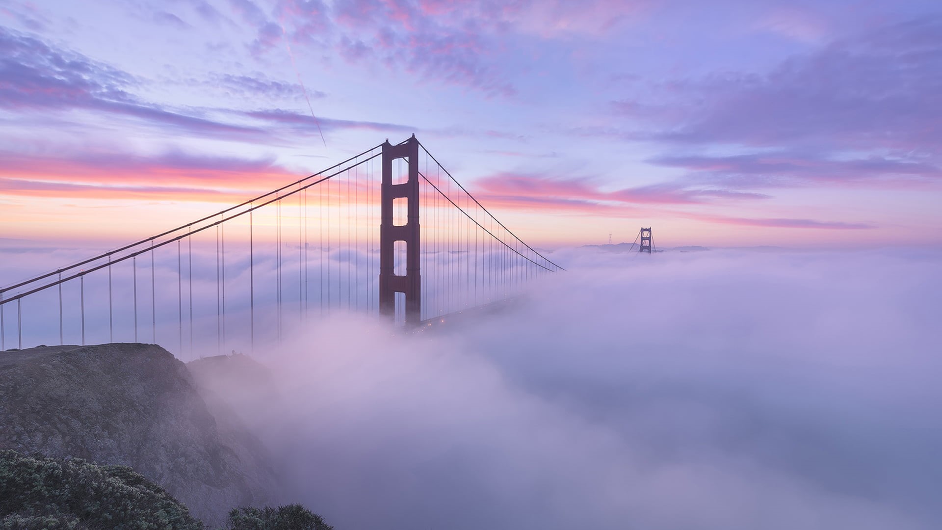 1080P, travel destinations, cloud - sky, engineering, transportation, 360 Bridge, bay of water, golden, bay, built structure, beauty in nature, outdoors, HD Wallpaper