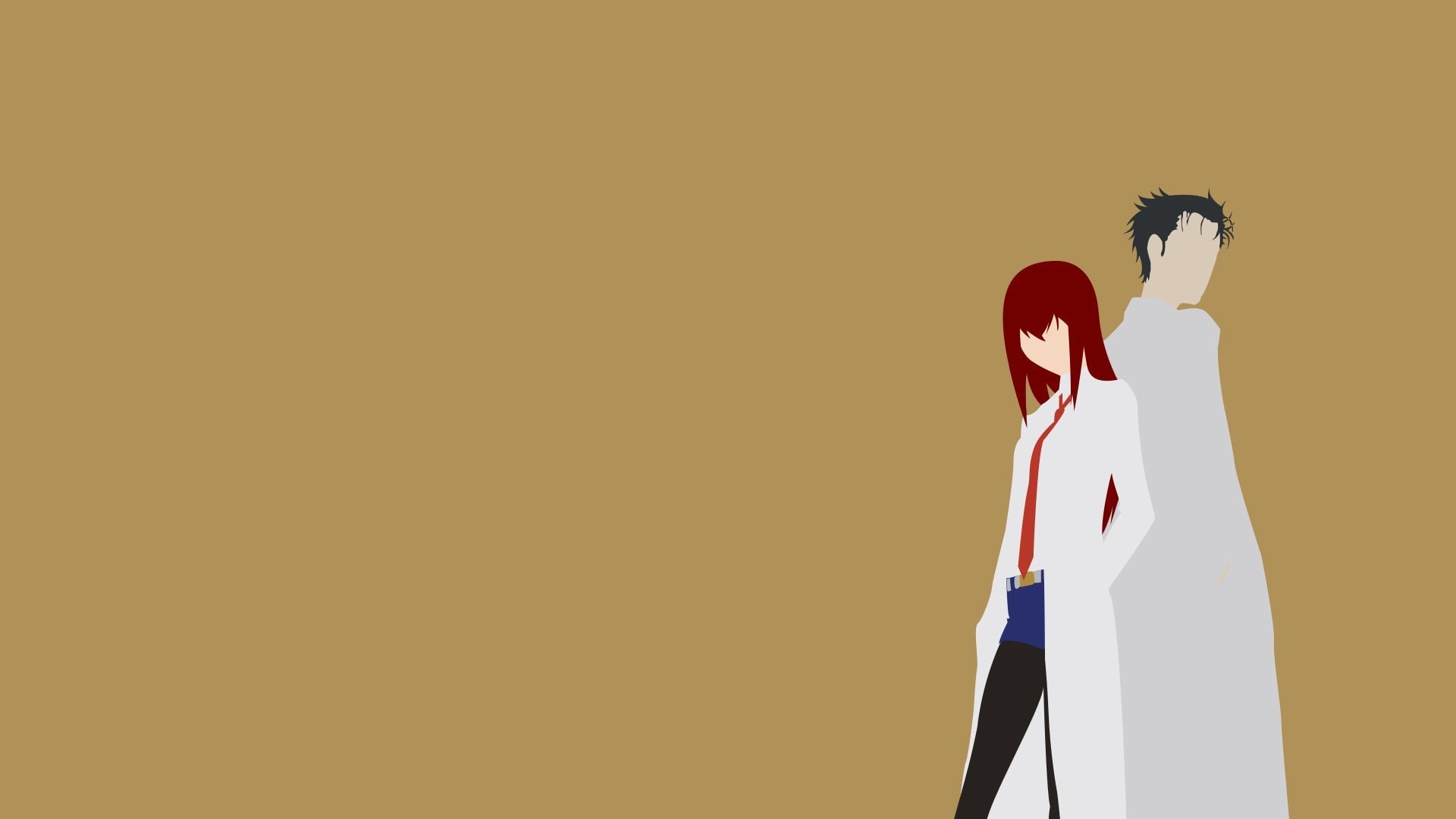 women, indoors, side view, holding, yellow, lifestyles, hair, standing, one person, sunlight, 1080P, studio shot, three quarter length, Steins;Gate, colored background, HD Wallpaper