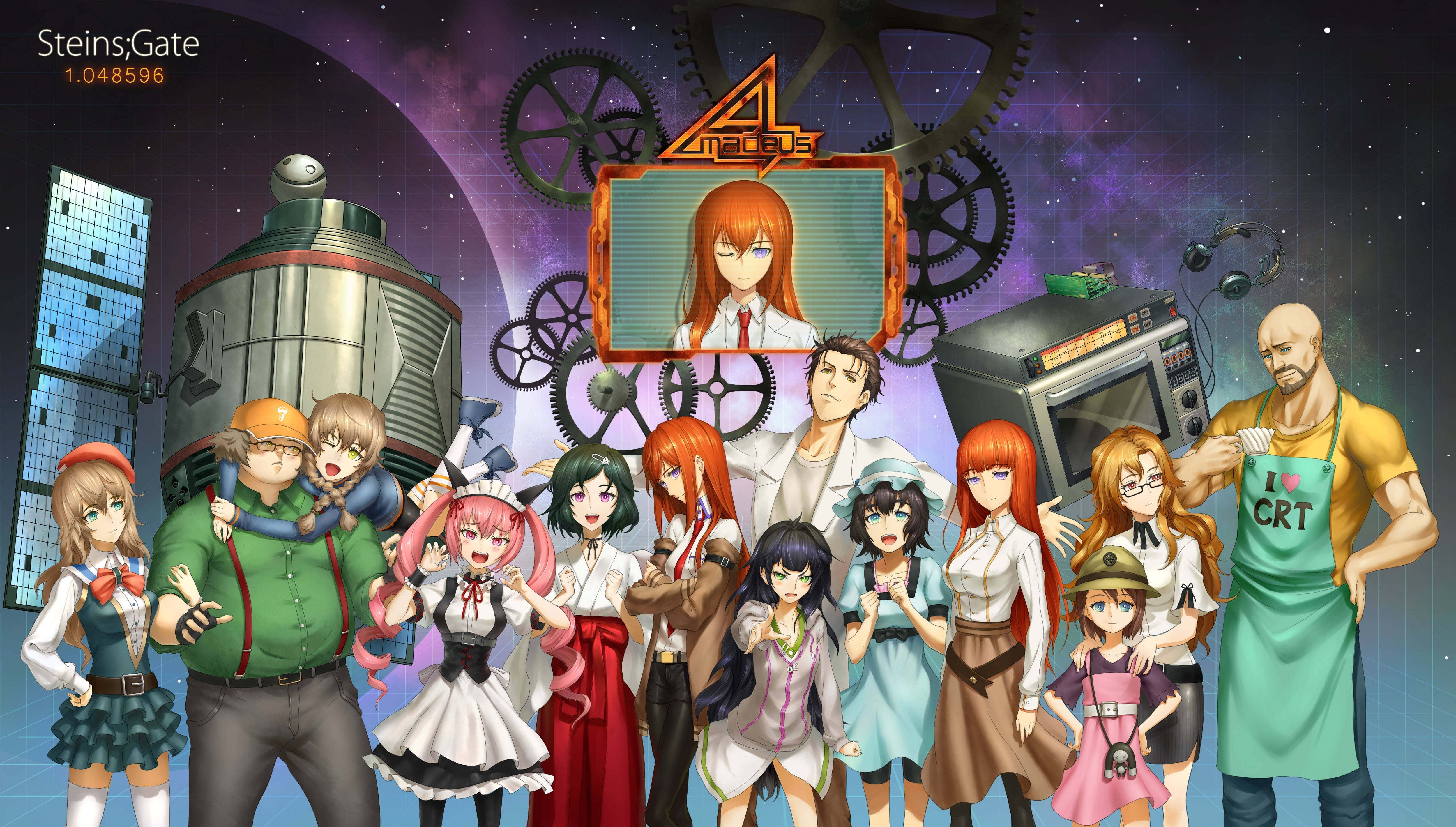 Kiryuu Moeka, Shiina Mayuri, Hashida Itaru, Urushibara Ruka, anime, Akiha Rumiho, Makise Kurisu, Steins;Gate, Tennouji Yuugo, 4K, anime girls, Okabe Rintarou, HD Wallpaper