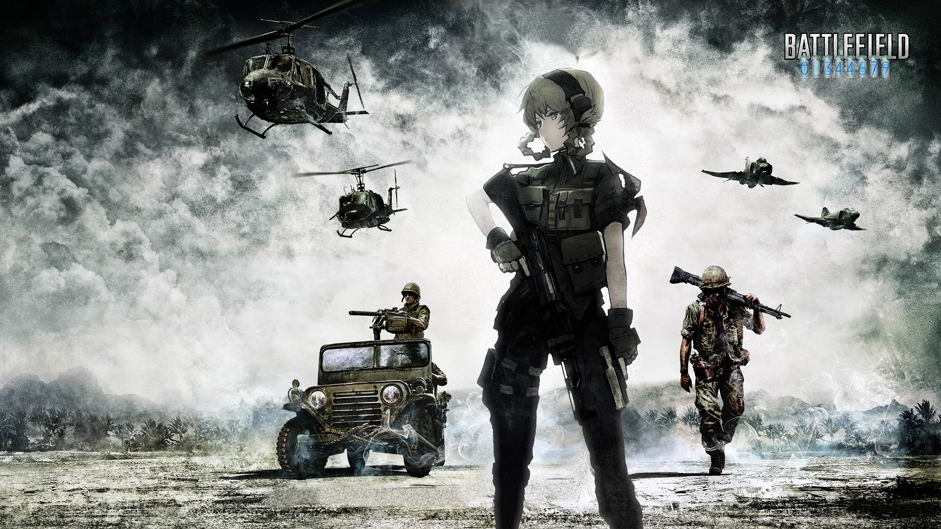 men, dust, smoke - physical structure, day, 2K, government, parody, military uniform, Amane Suzuha, occupation, military, rescue worker, land vehicle, HD Wallpaper