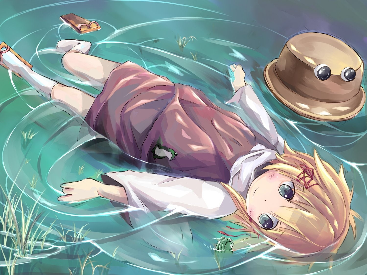 Anime, Suwako Moriya, Touhou, 720P, HD Wallpaper