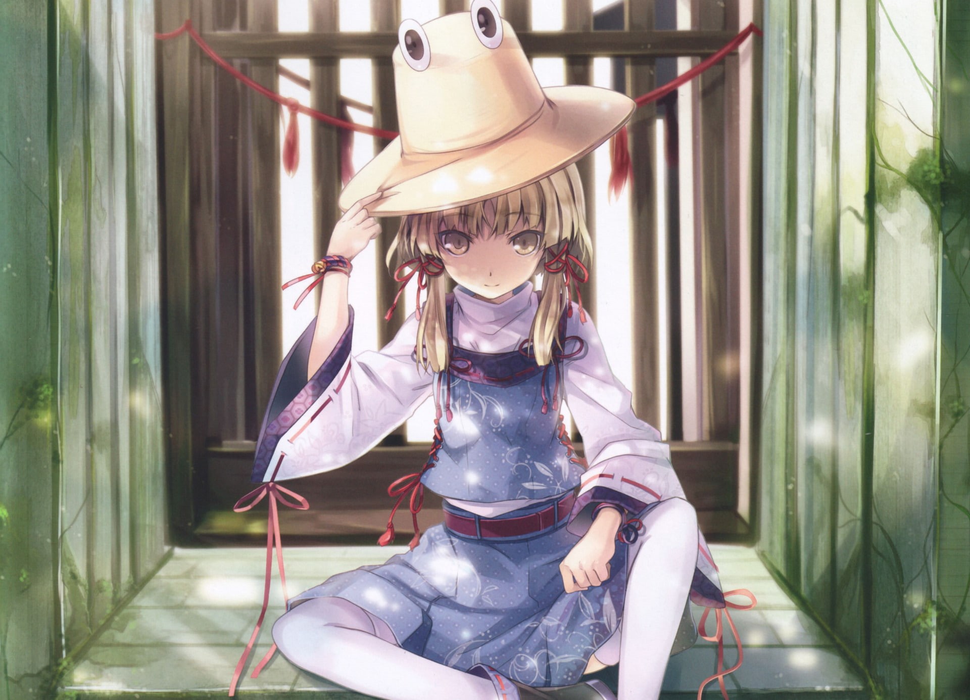 Touhou, 1080P, Suwako Moriya, Anime, HD Wallpaper
