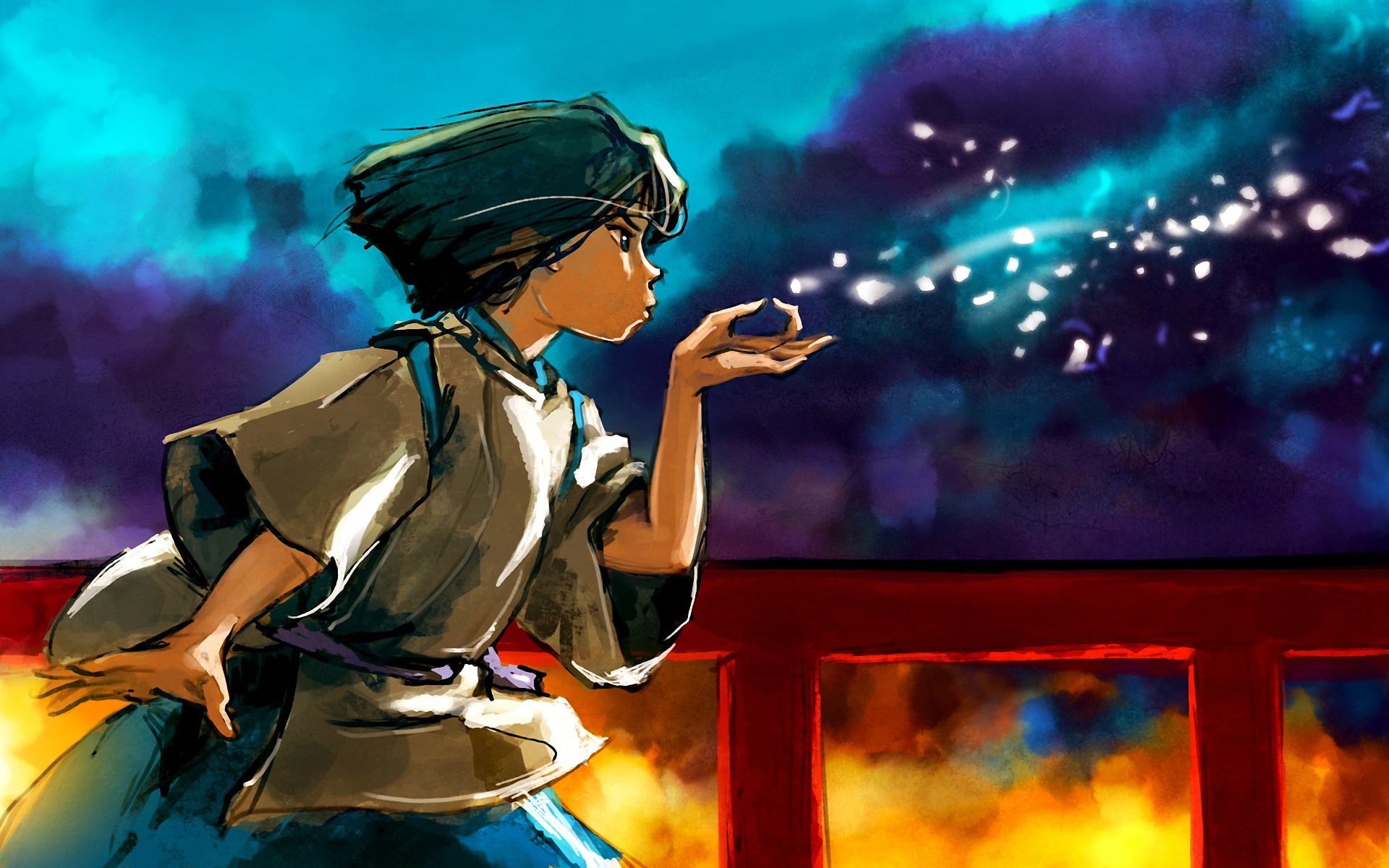 artwork, hayao, spirited, miyazaki, 1080P, anime, manga, HD Wallpaper