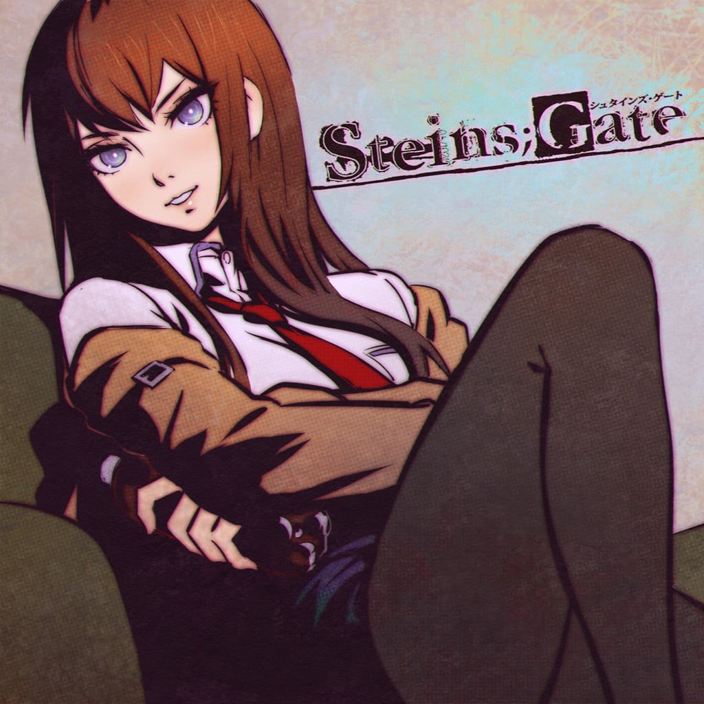 anime, clothing, Makise Kurisu, beautiful woman, Steins;Gate, artwork, women, sitting, full length, representation, lifestyles, obscured face, 480P, young adult, Phone HD Wallpaper