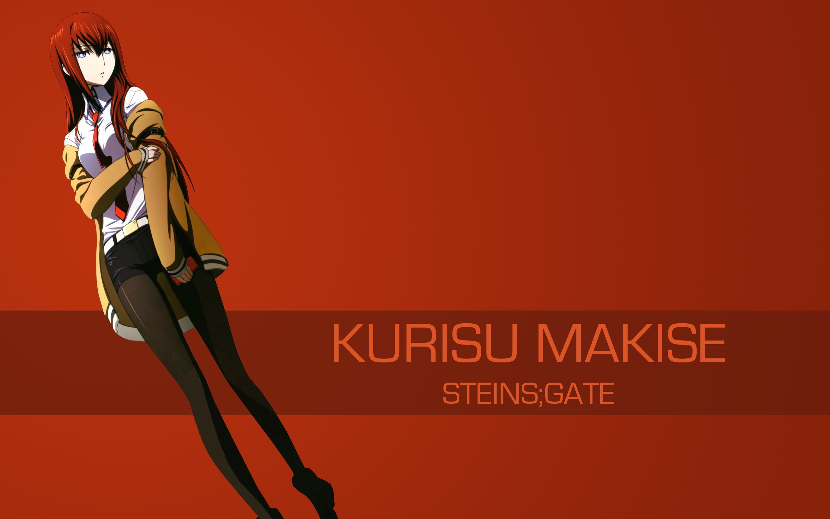 full length, sign, females, communication, three quarter length, Makise Kurisu, text, indoors, young adult, Steins;Gate, low angle view, transportation, HD Wallpaper