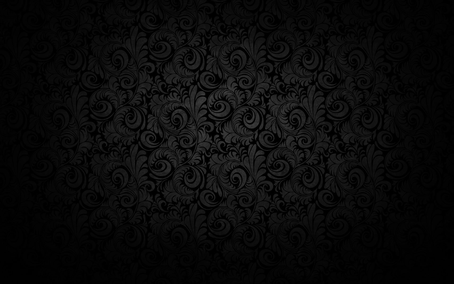 night, tranquility, close-up, copy space, vignette, textured, abstract, no people, indoors, design, black color, backgrounds, floral, abstract backgrounds, HD Wallpaper