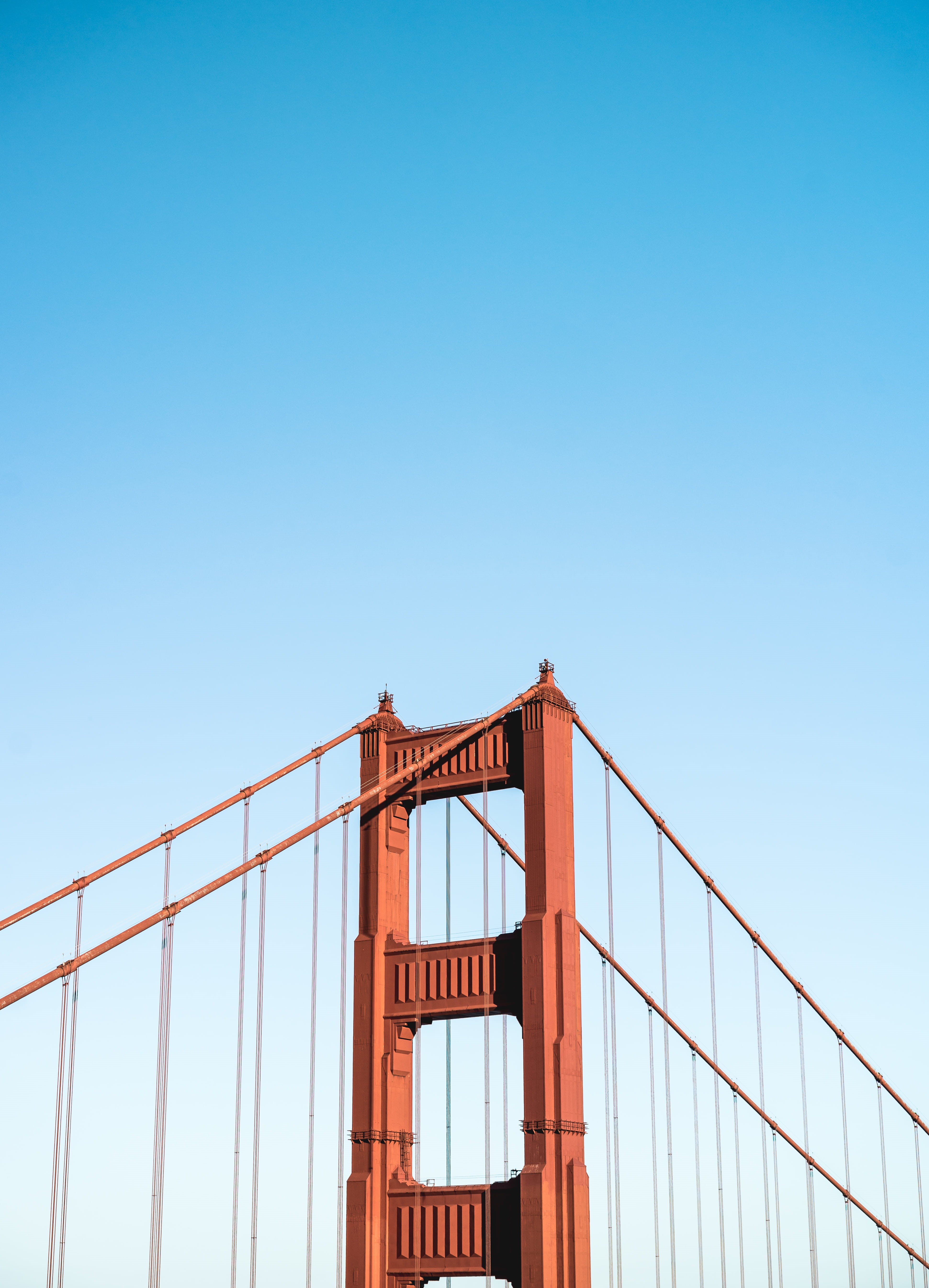 uSA, blue, gate, urban Scene, 5K, golden, san Francisco County, san Francisco - California, san Francisco Bay Area, minimal, no People, outdoors, architecture, Phone HD Wallpaper