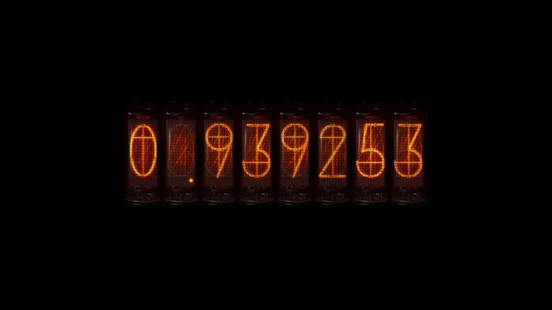 1080P, Time Travel, Nixie Tubes, Steins;Gate, anime, Divergence Meter, HD Wallpaper
