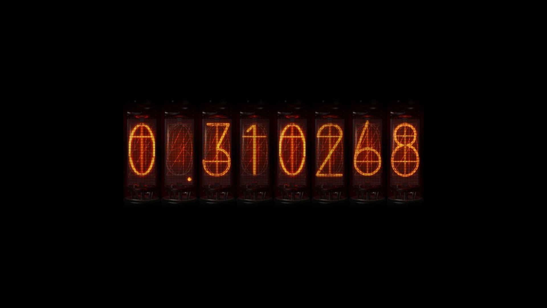 Time Travel, 1080P, Divergence Meter, Nixie Tubes, Steins;Gate, anime, HD Wallpaper
