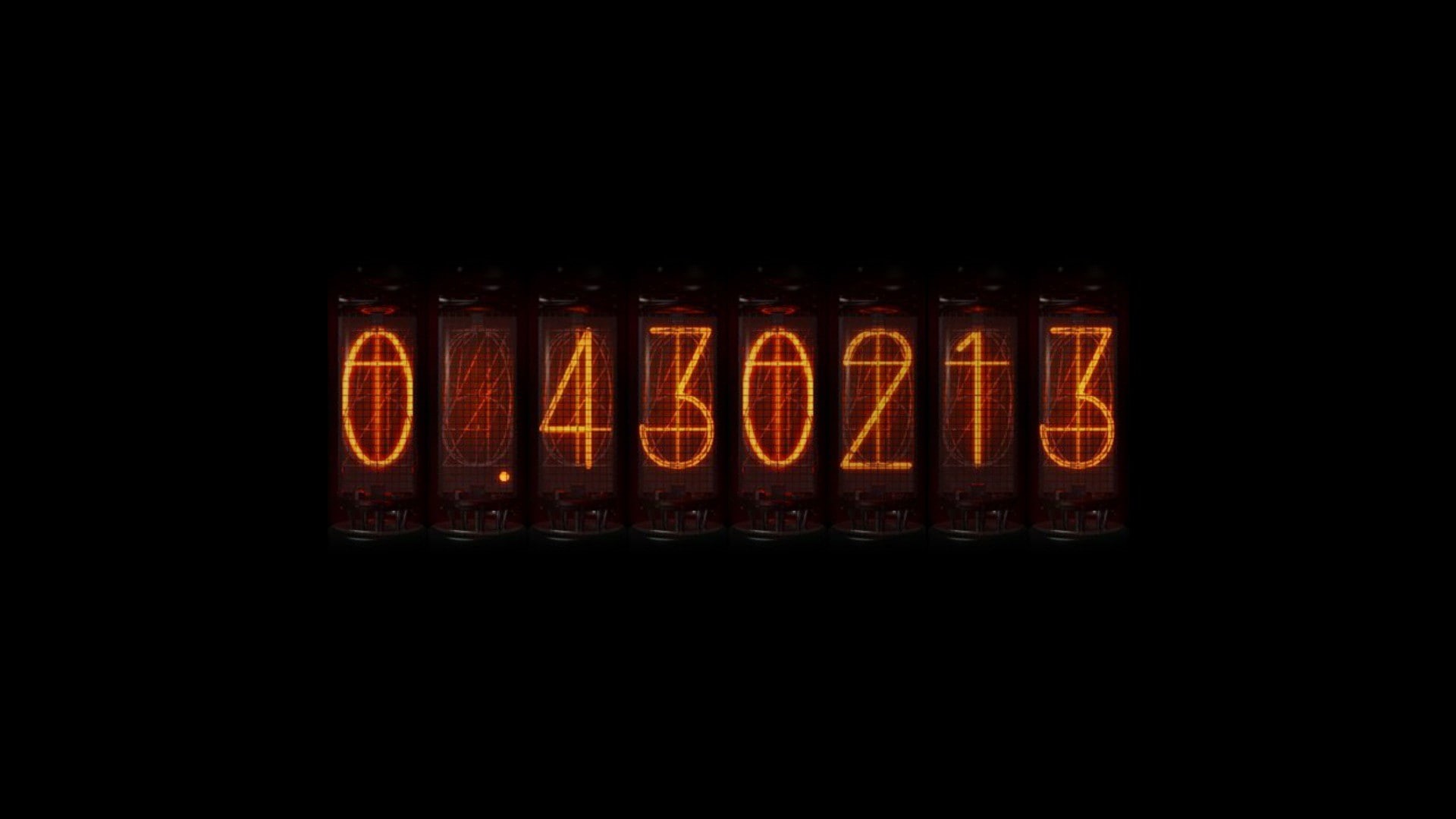 anime, Time Travel, Divergence Meter, Steins;Gate, Nixie Tubes, 1080P, HD Wallpaper