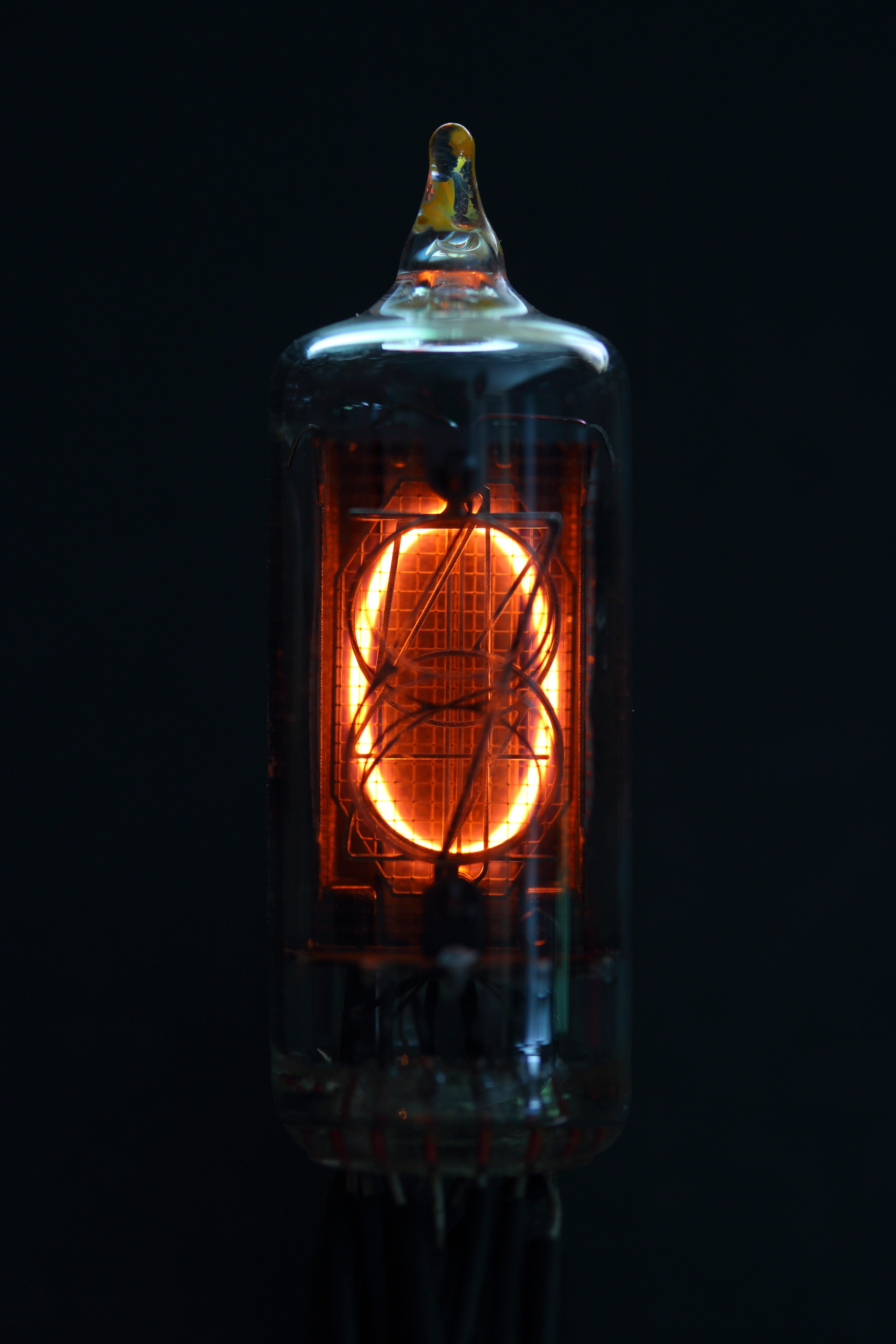 vacuum, indicator, night, studio shot, black background, no people, 5K, glowing, illuminated, display, transparent, electronic, electric light, zero, orange color, Phone HD Wallpaper
