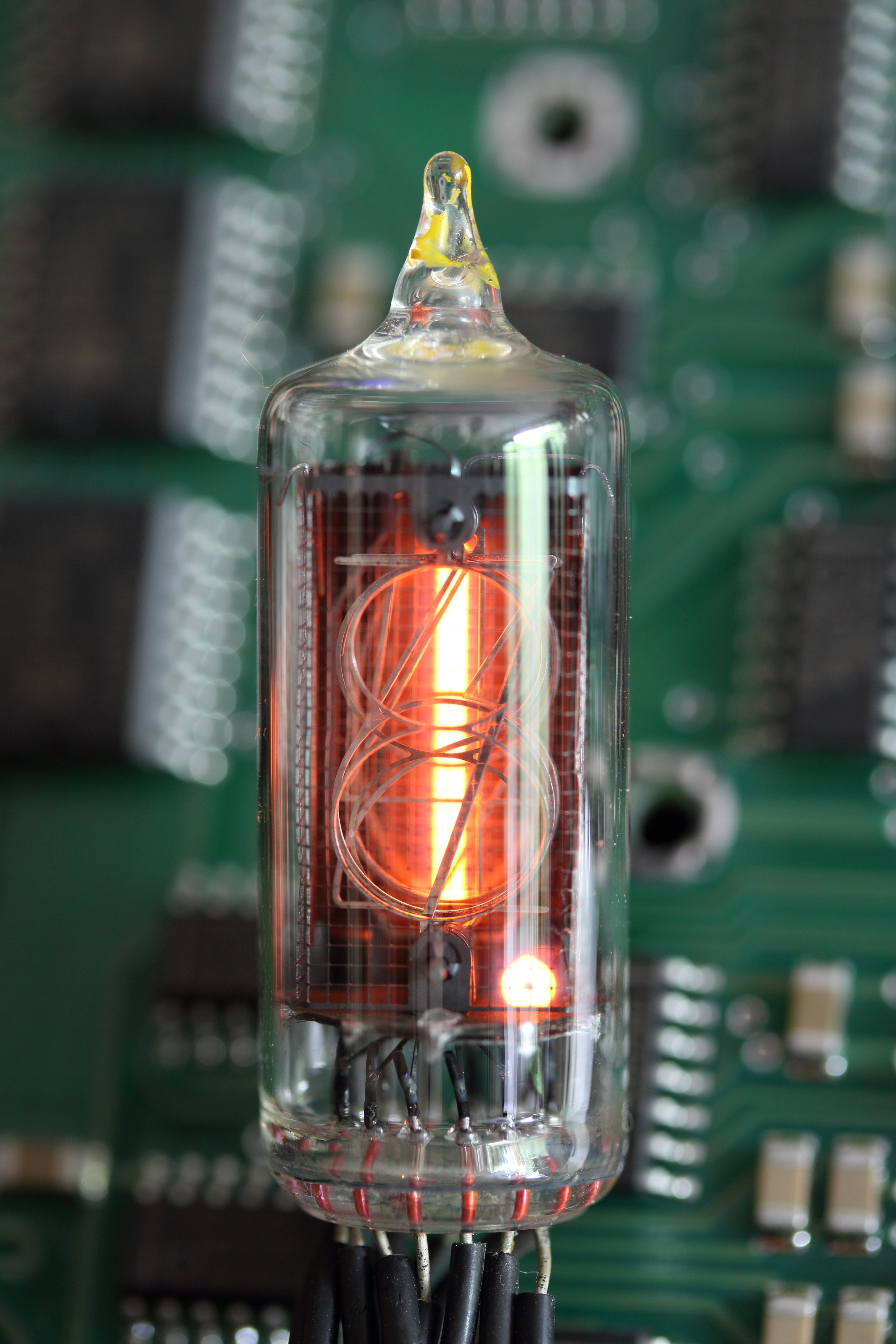 glass, single object, illuminated, tube, transparent, focus on foreground, electric light, light bulb, indicator, indoors, no people, bottle, nixie, electricity, Phone HD Wallpaper