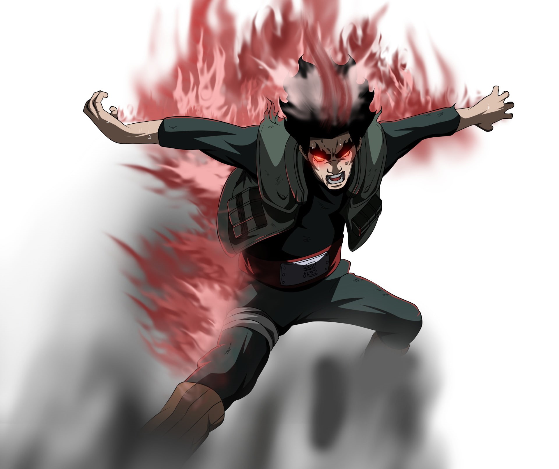 1080P, Naruto, Might Guy, Anime, HD Wallpaper