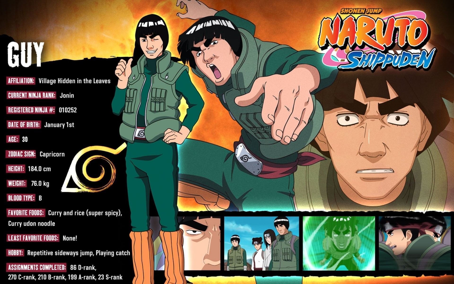 Anime, Might Guy, Naruto, 1080P, HD Wallpaper