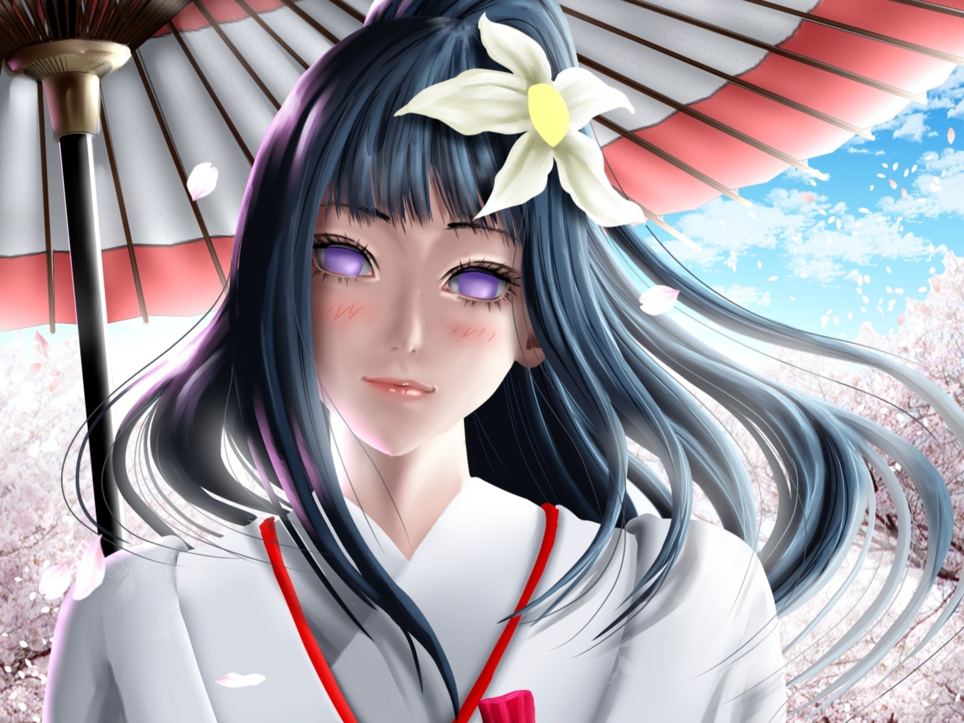 1080P, Naruto, Hinata Hyūga, HD Wallpaper