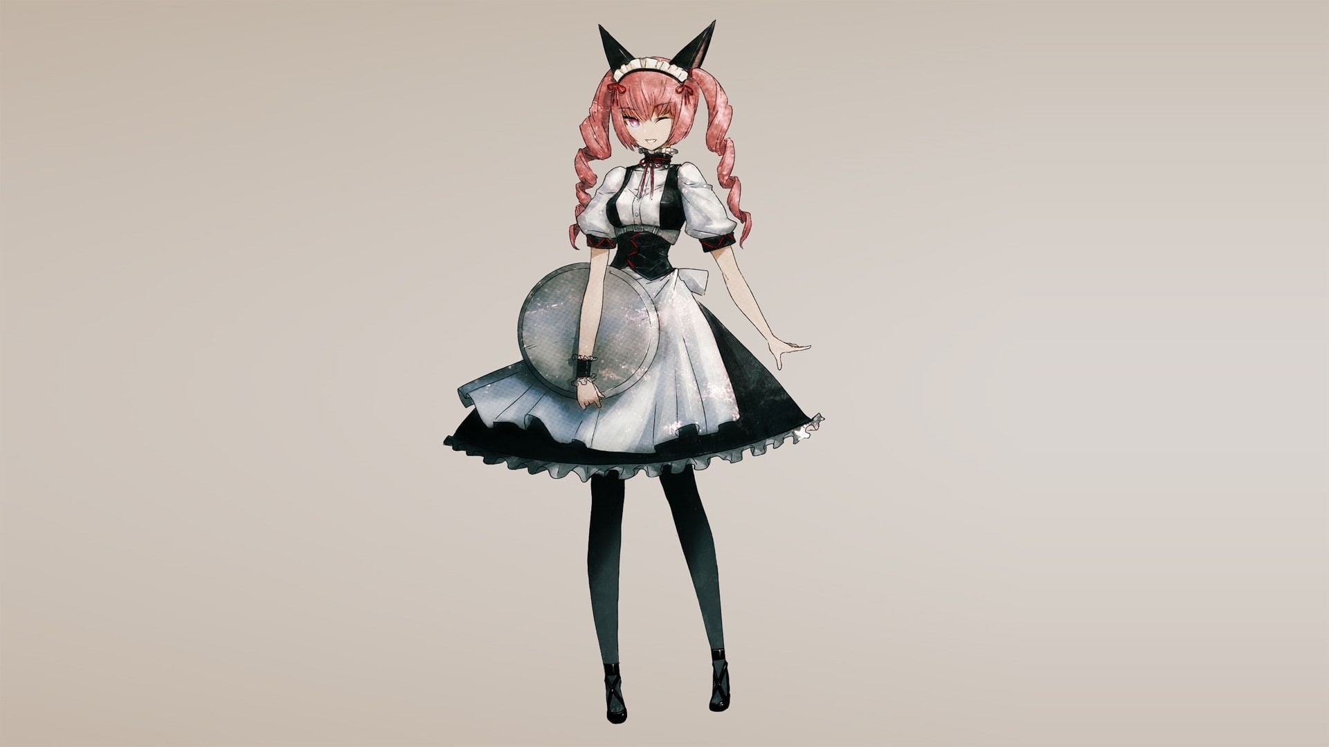 creativity, representation, costume, still life, anime girls, copy space, full length, Faris Nyannyan, clothing, studio shot, Steins;Gate, animal wildlife, HD Wallpaper