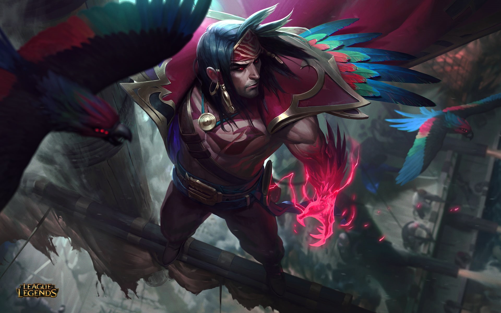 Swain, Noxus, Swain (League of Legends), Summoners Rift, video games, 1080P, League of Legends, HD Wallpaper