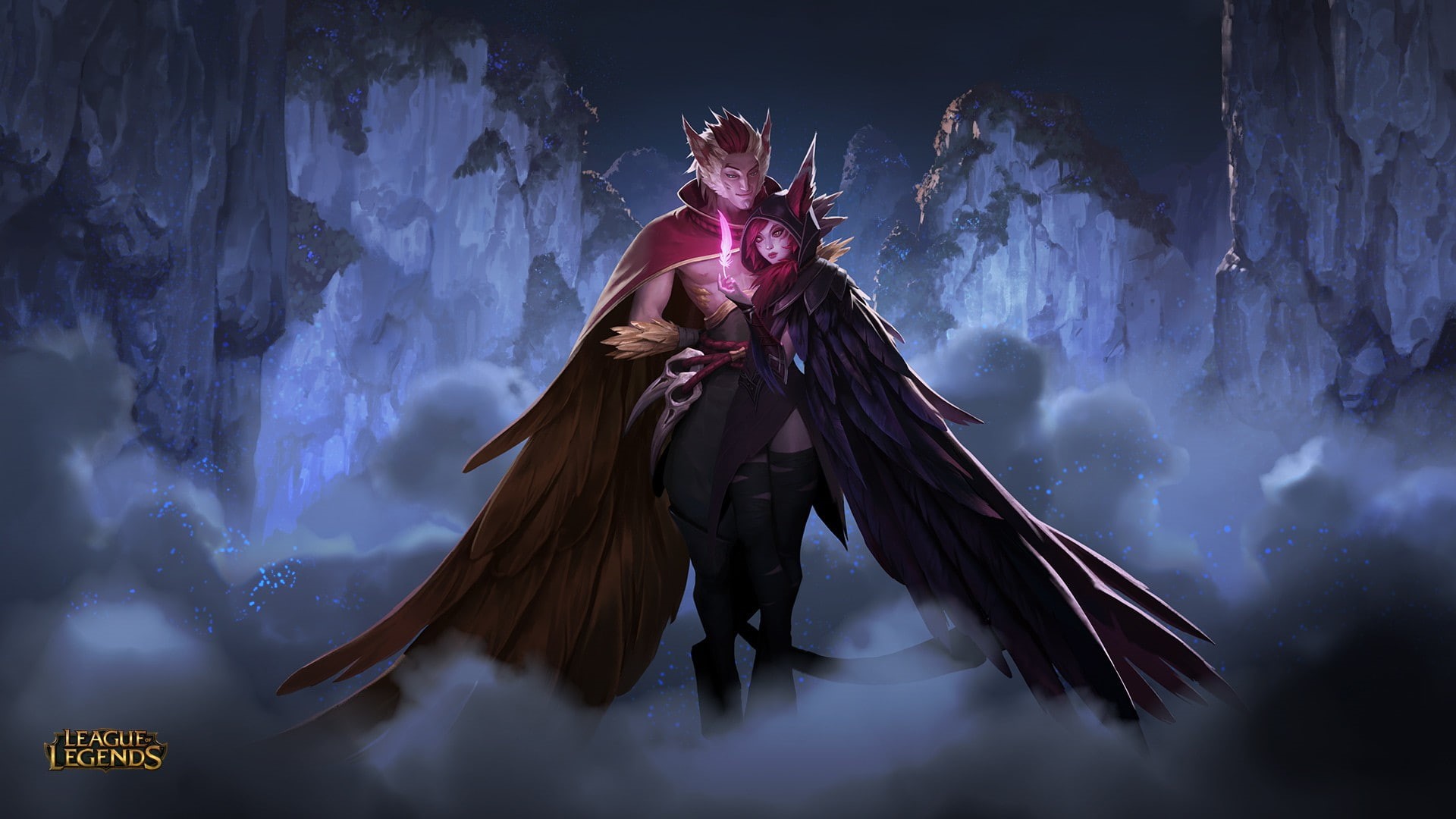 Summoners Rift  Xayah and Rakan (League of Legends), 1080P, HD Wallpaper