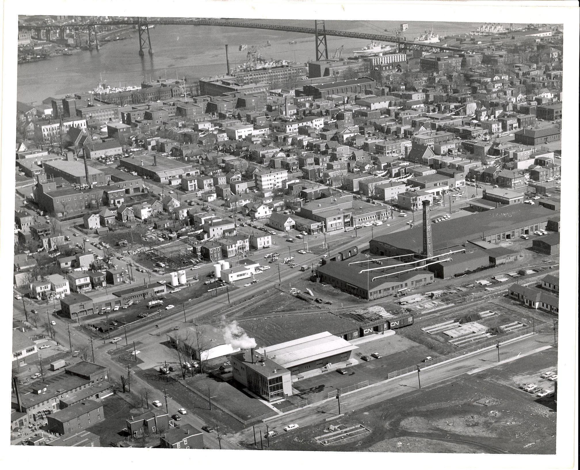 brewery, halifax, beer, ns, ol, nature and landscapes, old photo, black and white pic, street, city view, buildings, 1080P, HD Wallpaper