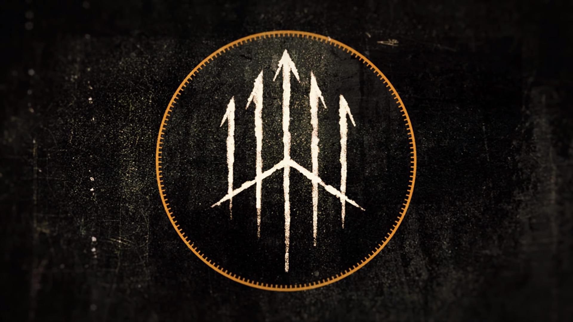 dark, graphic design, logo, black, gate, graphic, wolves at the gate, design, wolves, 1080P, HD Wallpaper