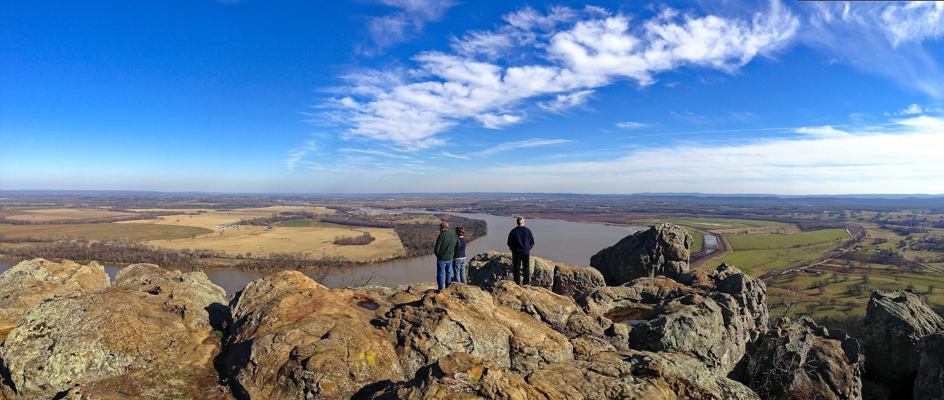 park, scenics - nature, eroded, land, beauty in nature, non-urban scene, arkansas river from stouts point, valley, petit jean, no people, travel destinations, HD Wallpaper