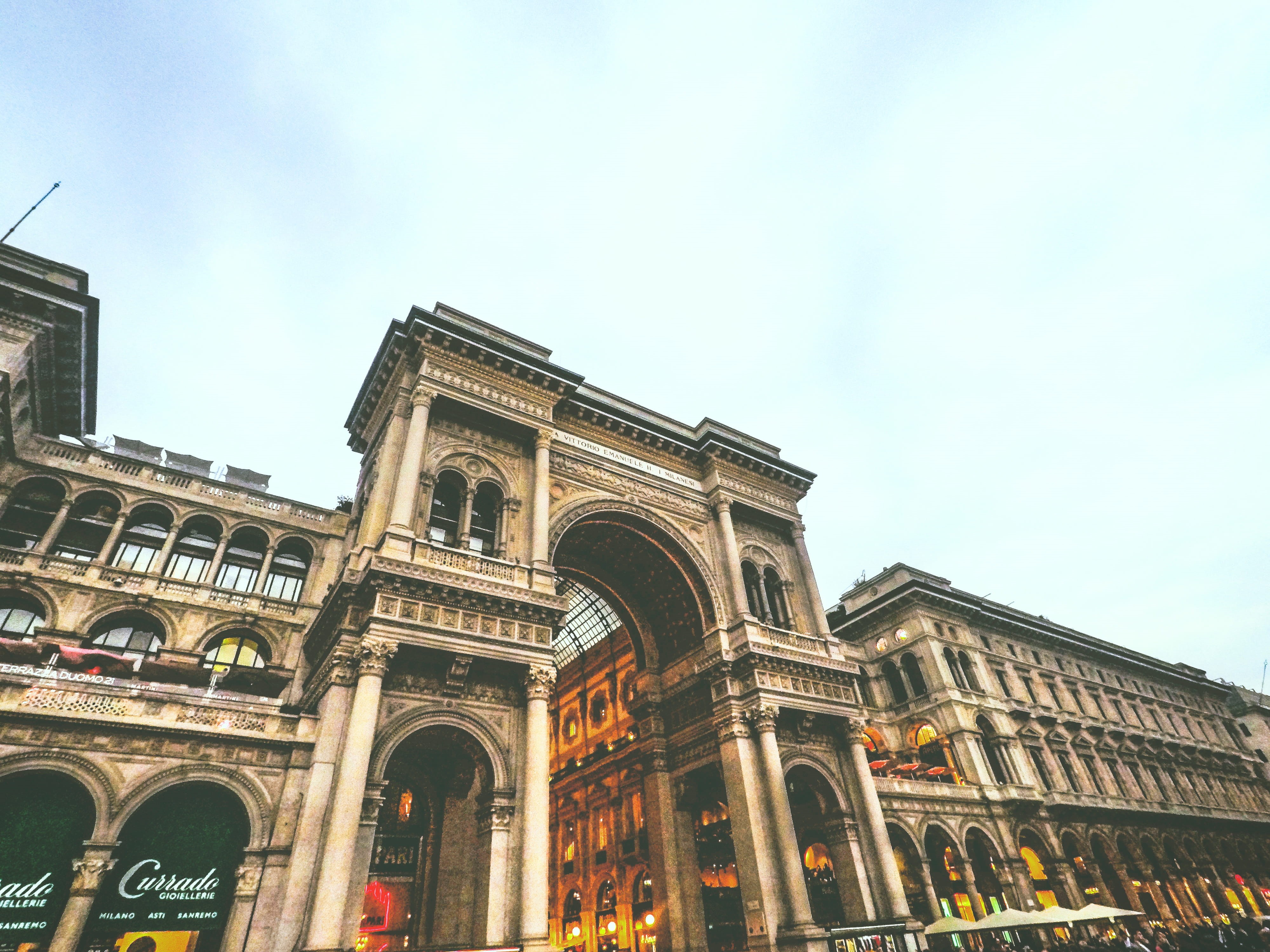 outdoors, arched, built structure, cielo, the past, piazza, architecture, facade, city, travel destinations, history, colores, building exterior, nature, HD Wallpaper