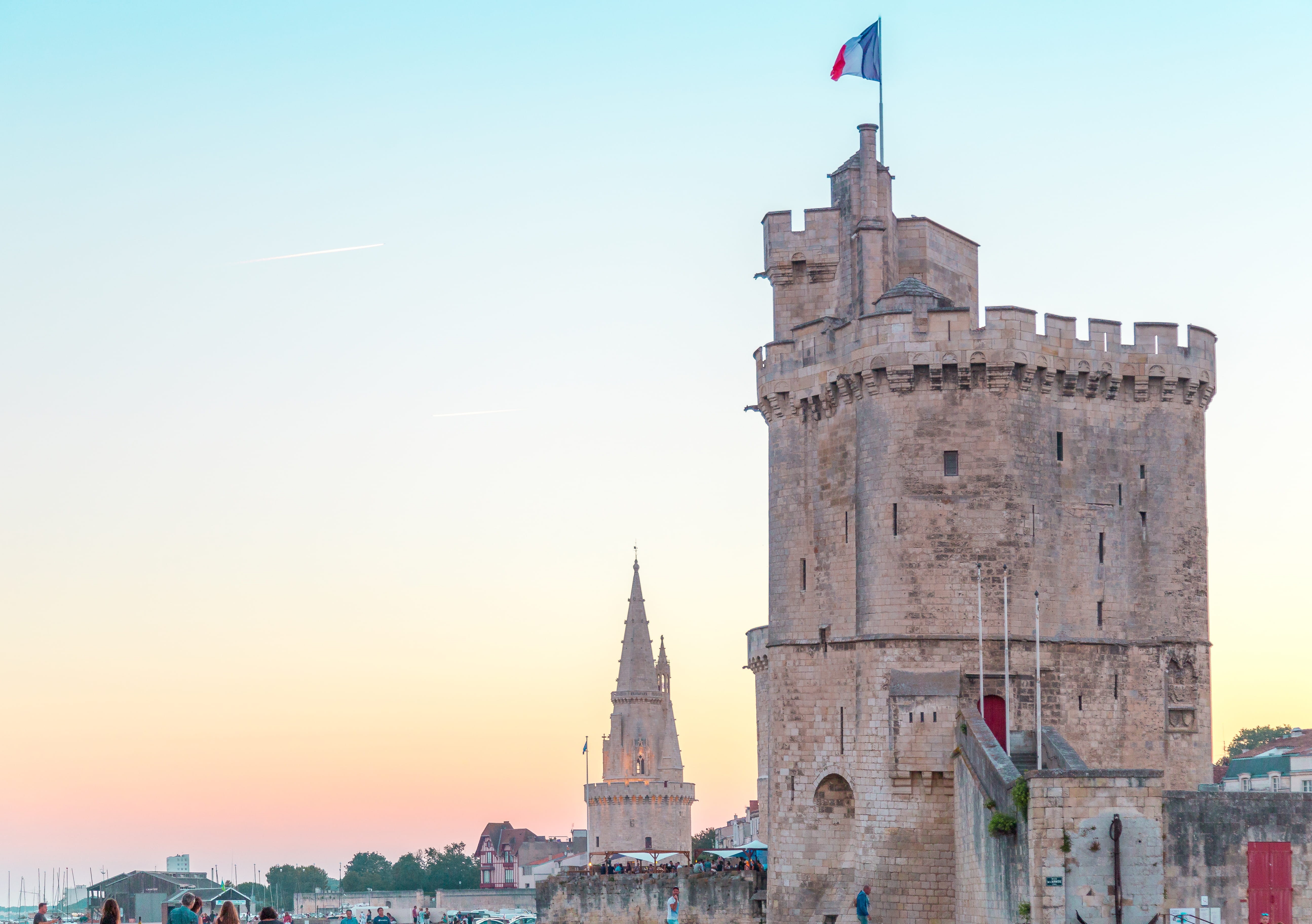 built structure, sky, photo, nature, les plus jolies photos de la rochelle, architecture, colores, city, tourism, color, travel, history, colore, couleur, HD Wallpaper