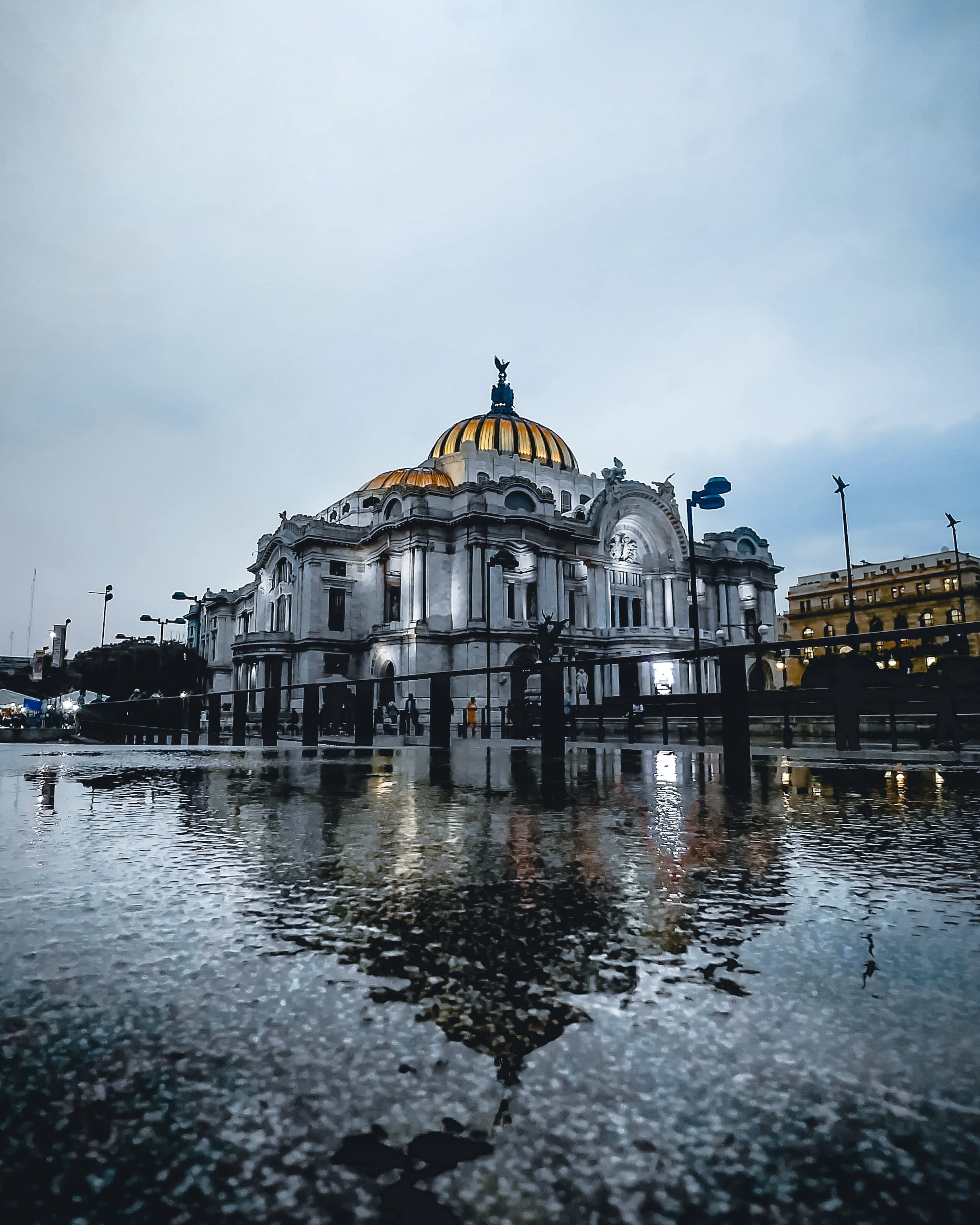 travel destinations, concrete, outdoors, place of worship, religion, roof, church building, gray, trees, no people, reflection, body, sculptures, church, Phone HD Wallpaper