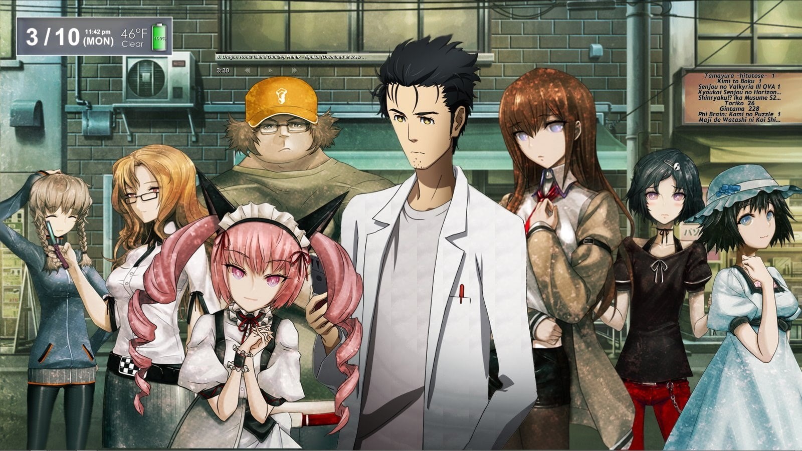 720P, steinsgate, HD Wallpaper