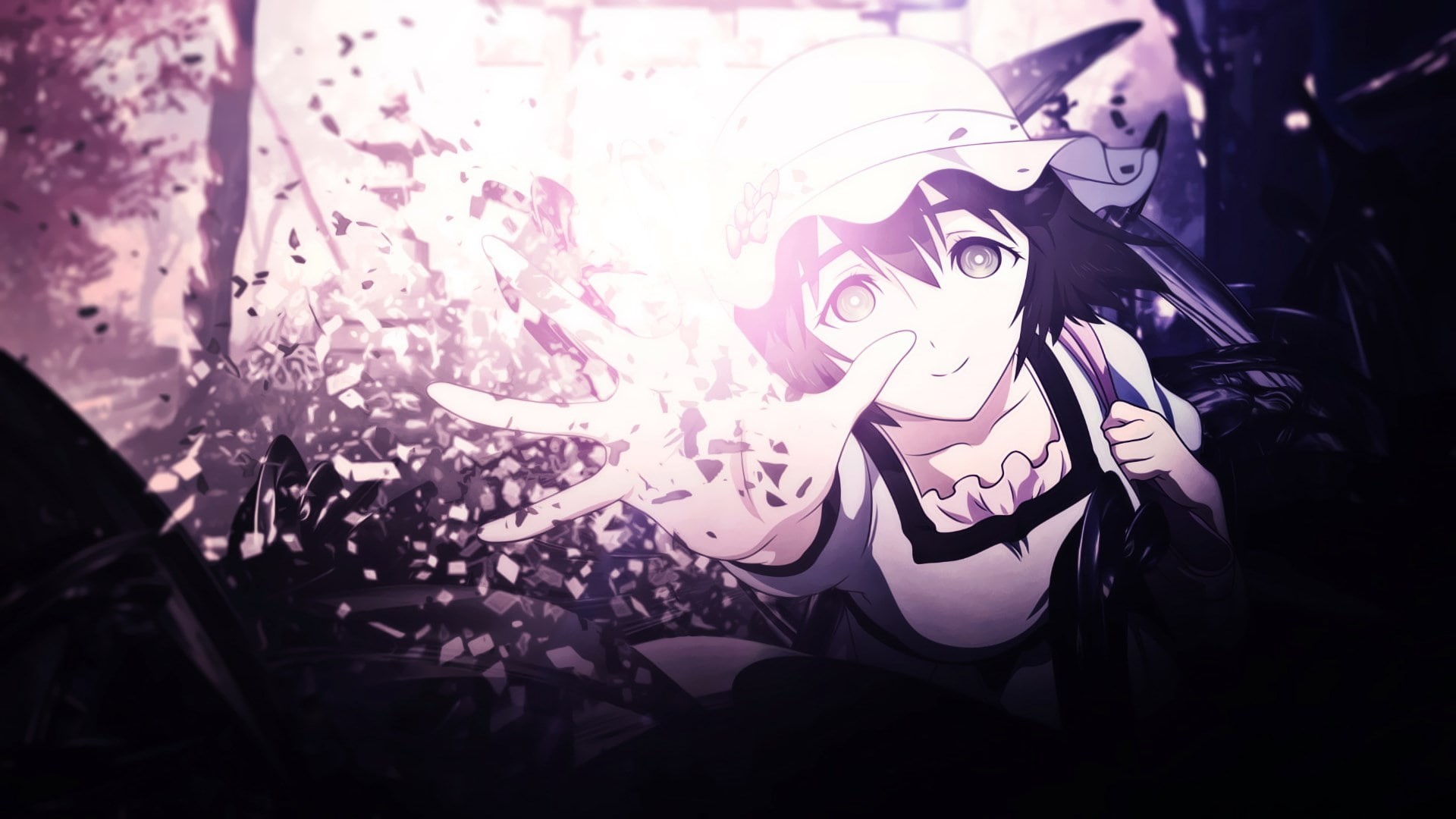 art and craft, close-up, young adult, steinsgate, indoors, pink color, one person, representation, 1080P, purple, nature, window, event, women, illuminated, HD Wallpaper