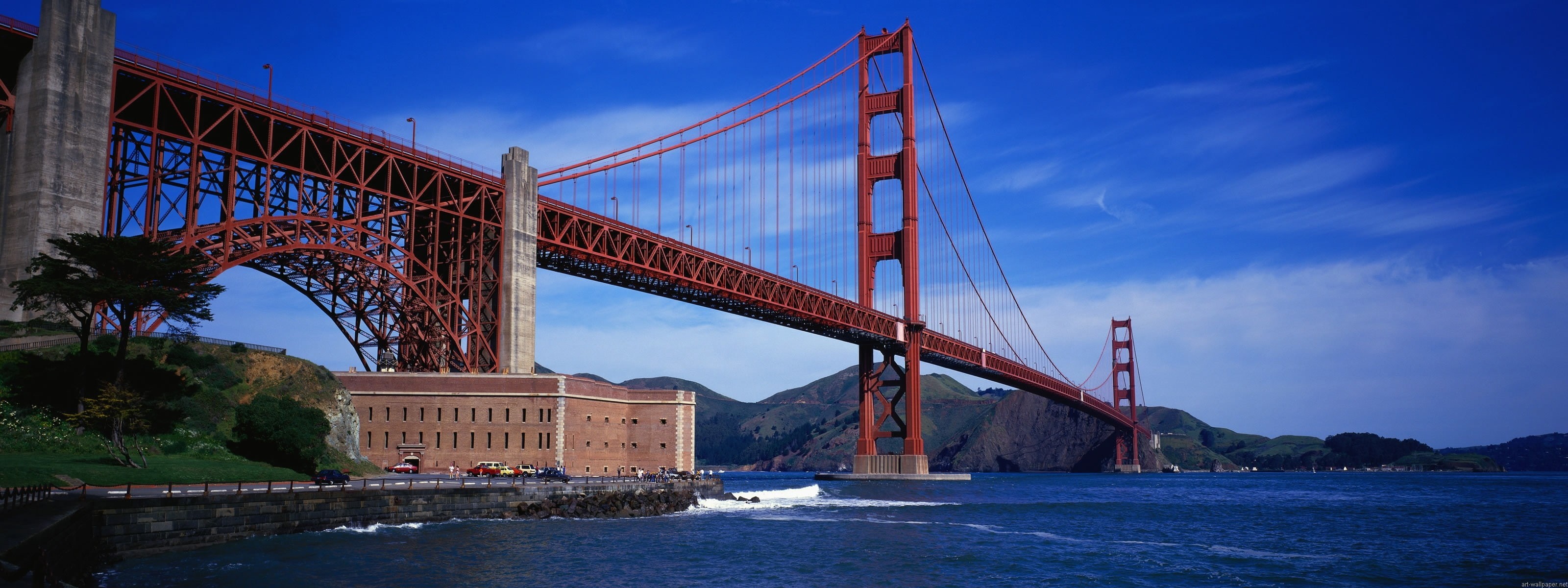 USA, 2K, Golden Gate Bridge, bridge, HD Wallpaper