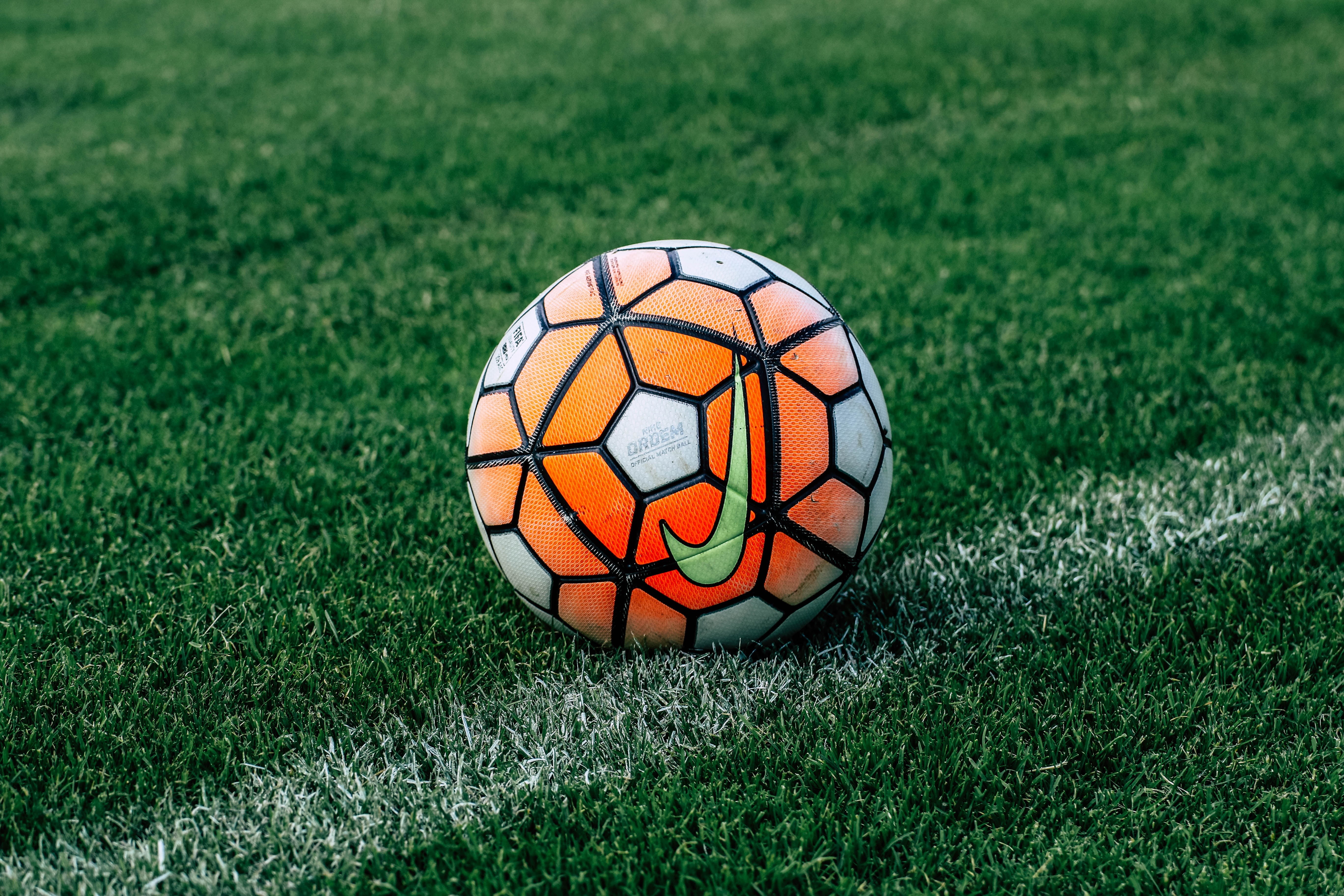 sport, outdoors, field, football - Ball, winning, backgrounds, 5K, gray, no People, day, success, team sport, green Color, red, growth, nature, plant, HD Wallpaper