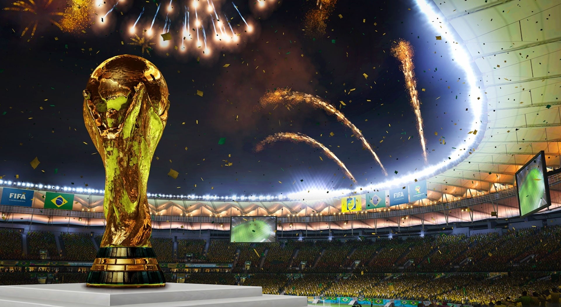 art and craft, 20th, travel destinations, th, Football, 2014, cup, World, space, architecture, nature, water, outdoors, sport, green, world cup, brown, HD Wallpaper